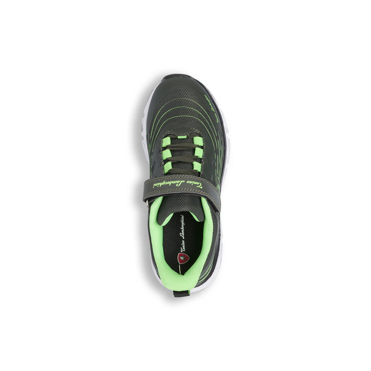 Sneakers verde militareda Bambino con strappo Tonino Lamborghini - Image 6