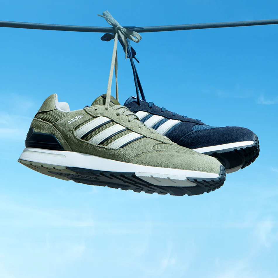 Sneakers verdi con design 3-Stripes adidas Run 80s