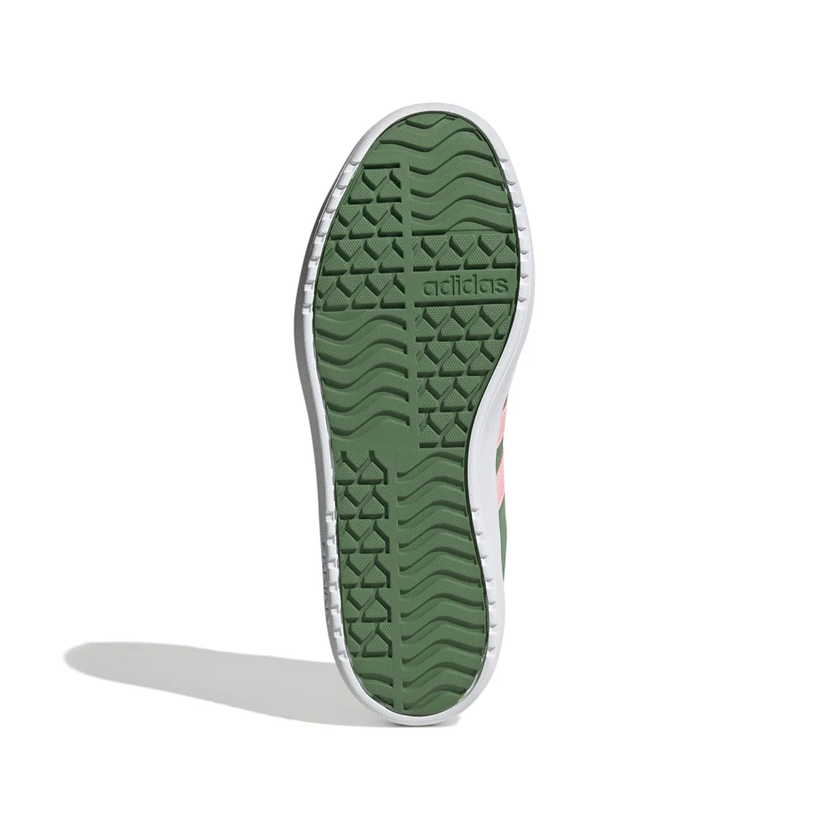 Sneakers verdi da donna in pelle effetto scamosciato adidas VL Court Bold - Image 6