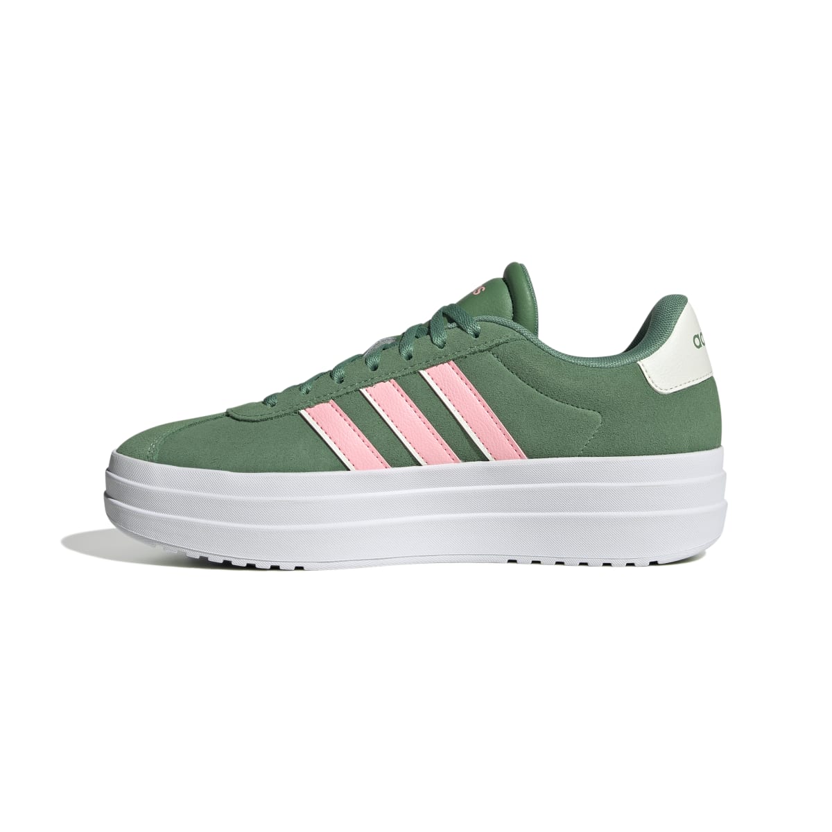 Sneakers verdi da donna in pelle effetto scamosciato adidas VL Court Bold - Image 7