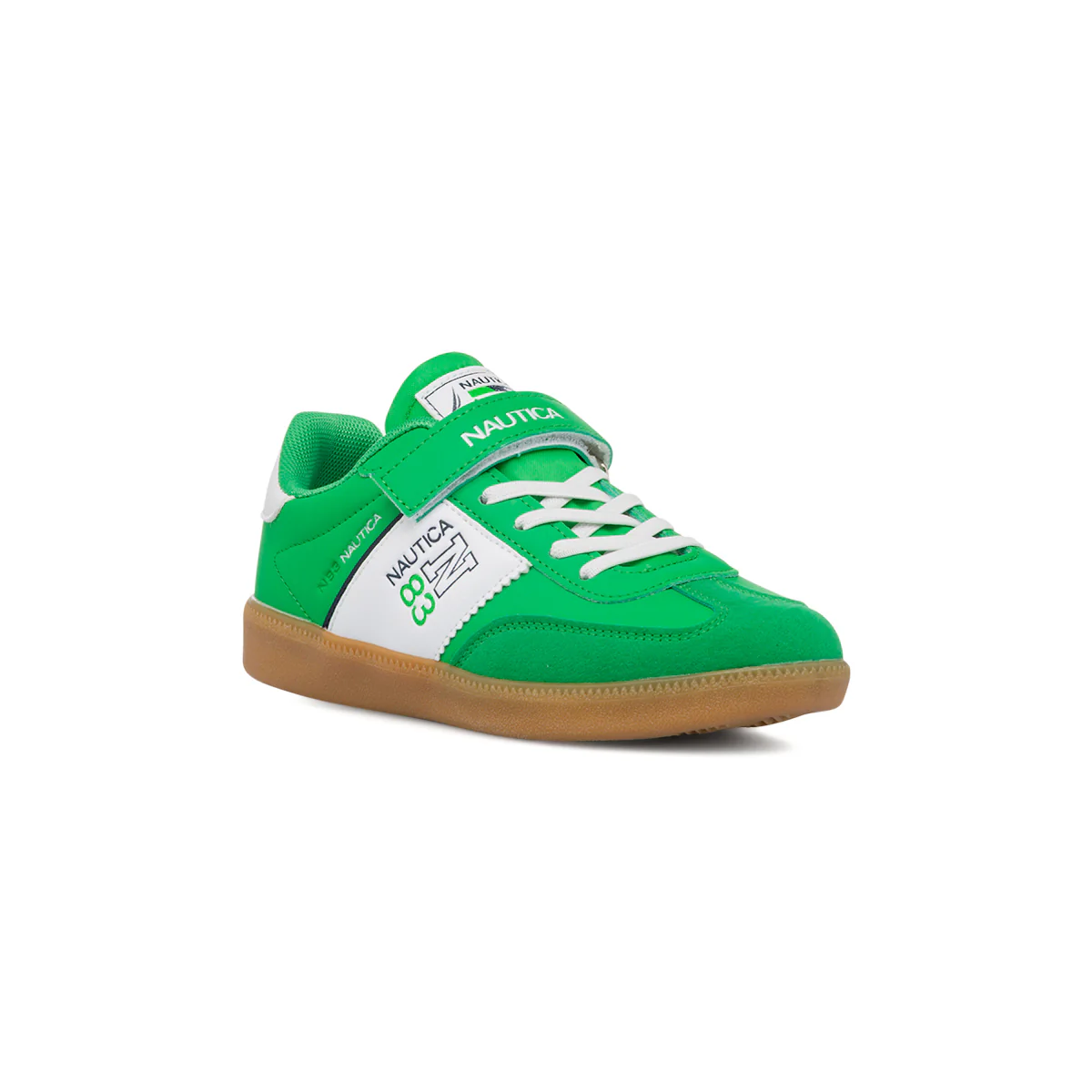 Sneakers verdi da Ragazzo con chiusura a strappo Nautica - Image 2