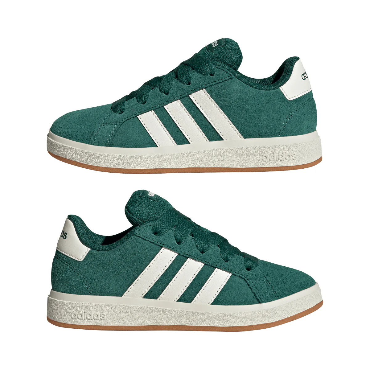 Sneakers verdi da Ragazzo in suede GRAND COURT 00s adidas - Image 6
