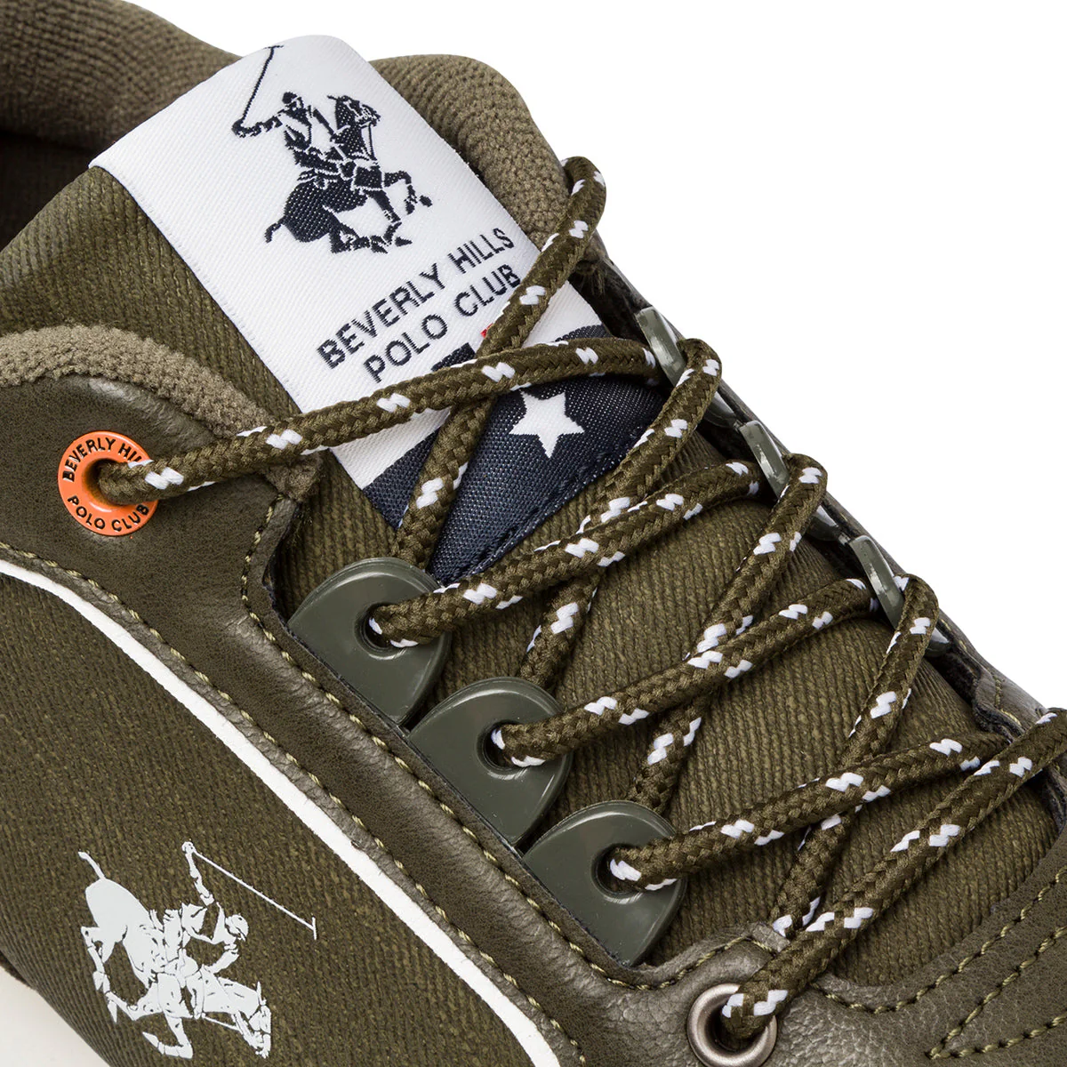 Sneakers verdi da uomo con logo laterale Beverly Hills Polo Club - Image 5