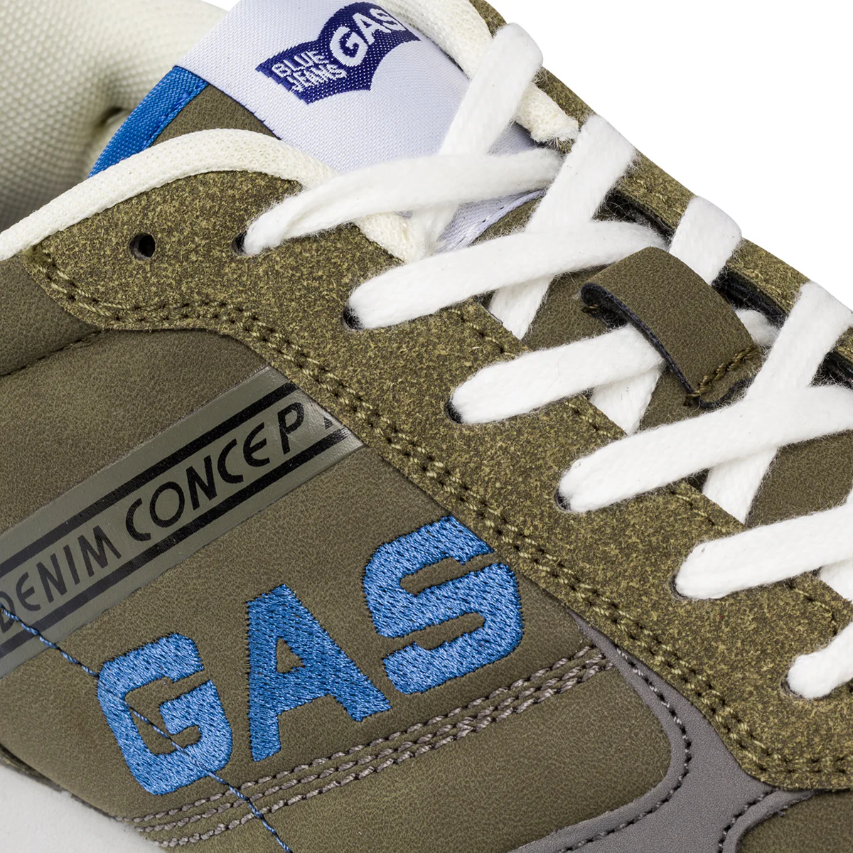 Sneakers verdi da uomo con logo laterale Gas - Image 6