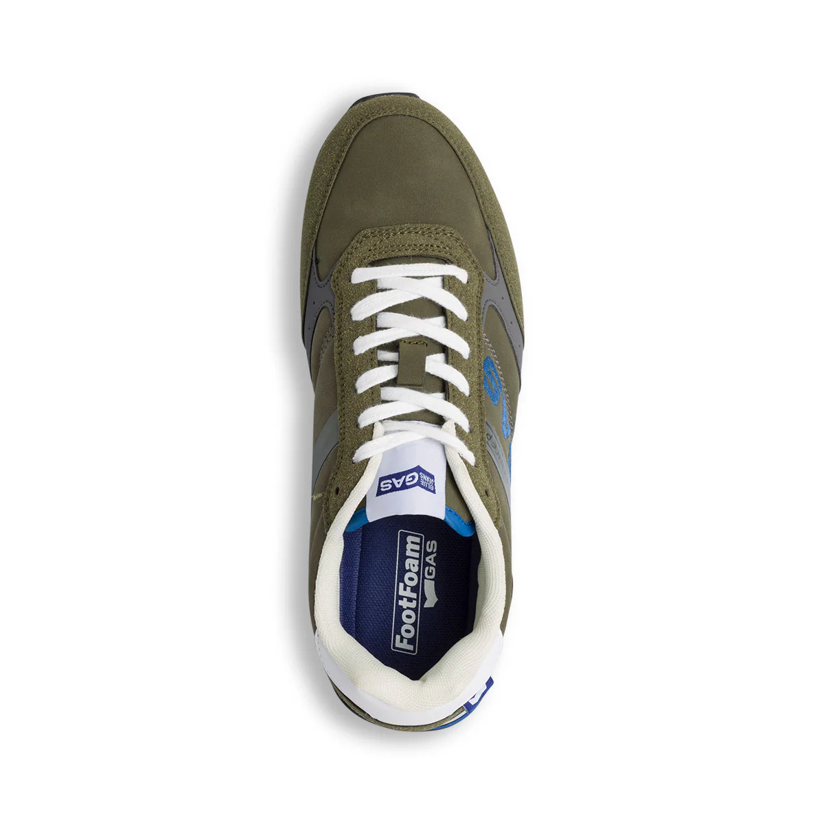 Sneakers verdi da uomo con logo laterale Gas - Image 7