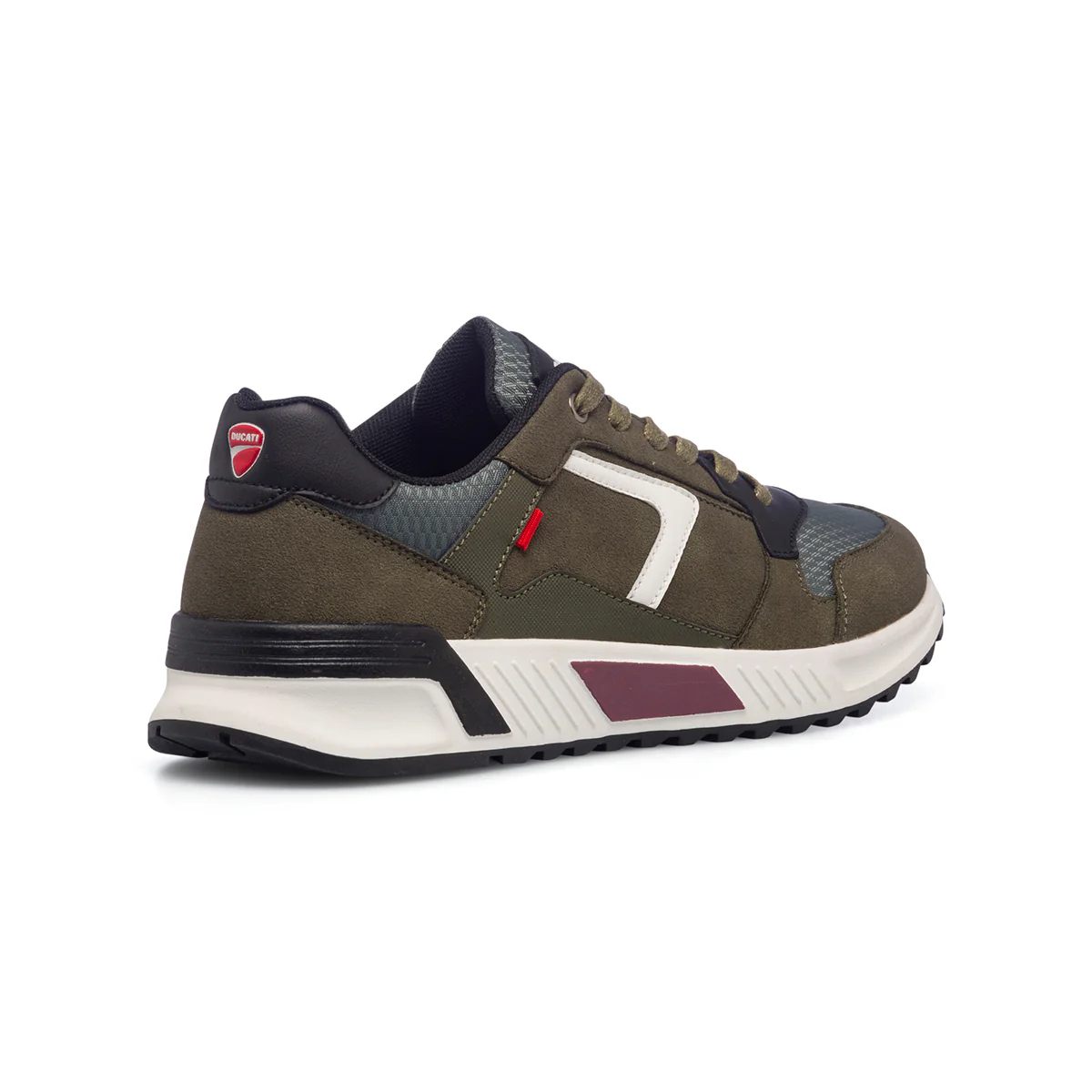 Sneakers verdi da uomo con logo sulla linguetta Ducati - Image 4