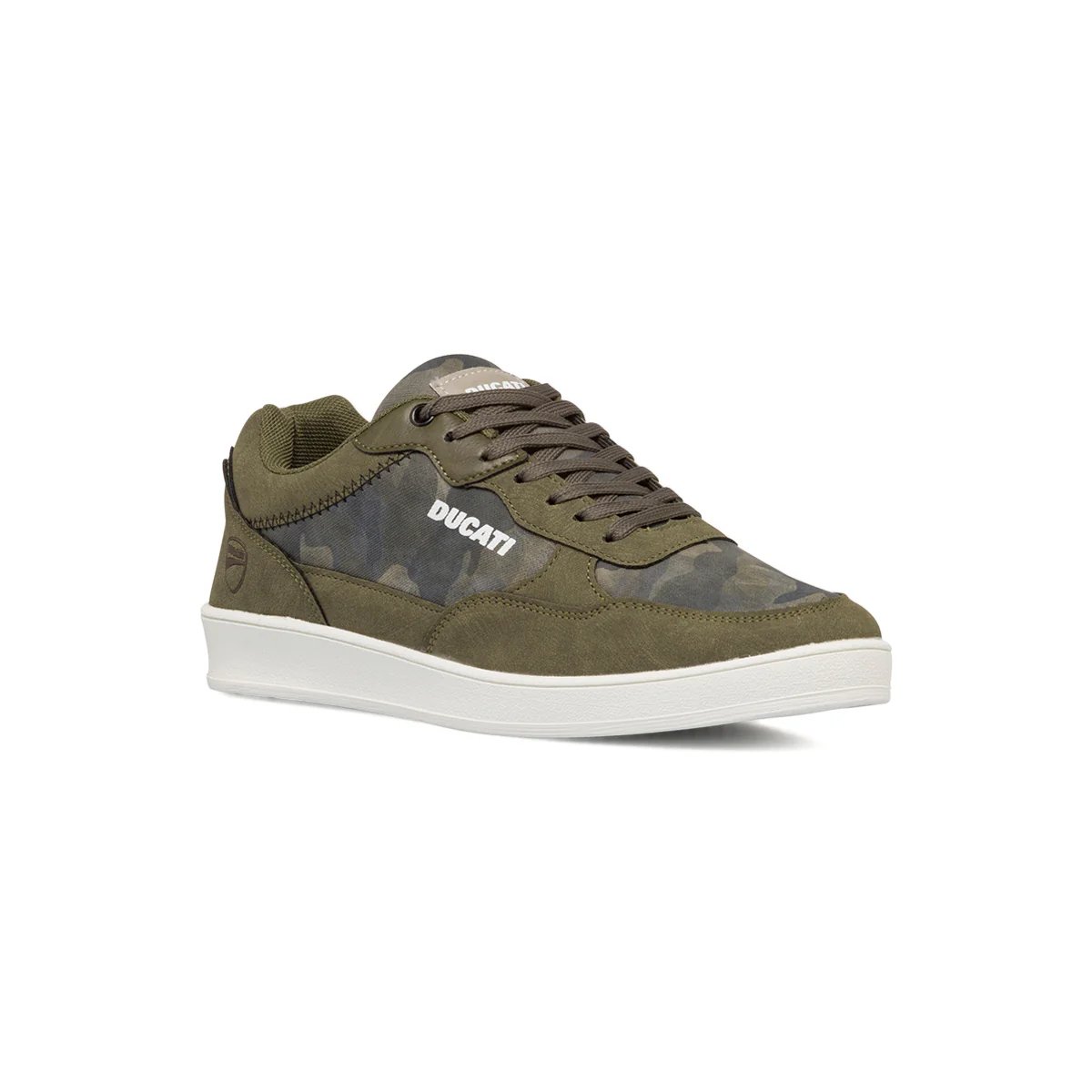 Sneakers verdi da uomo con stampa camouflage Ducati - Image 2