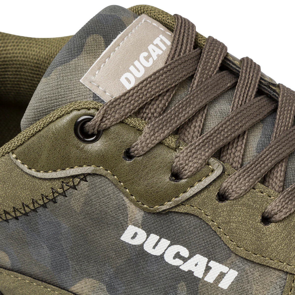 Sneakers verdi da uomo con stampa camouflage Ducati - Image 6