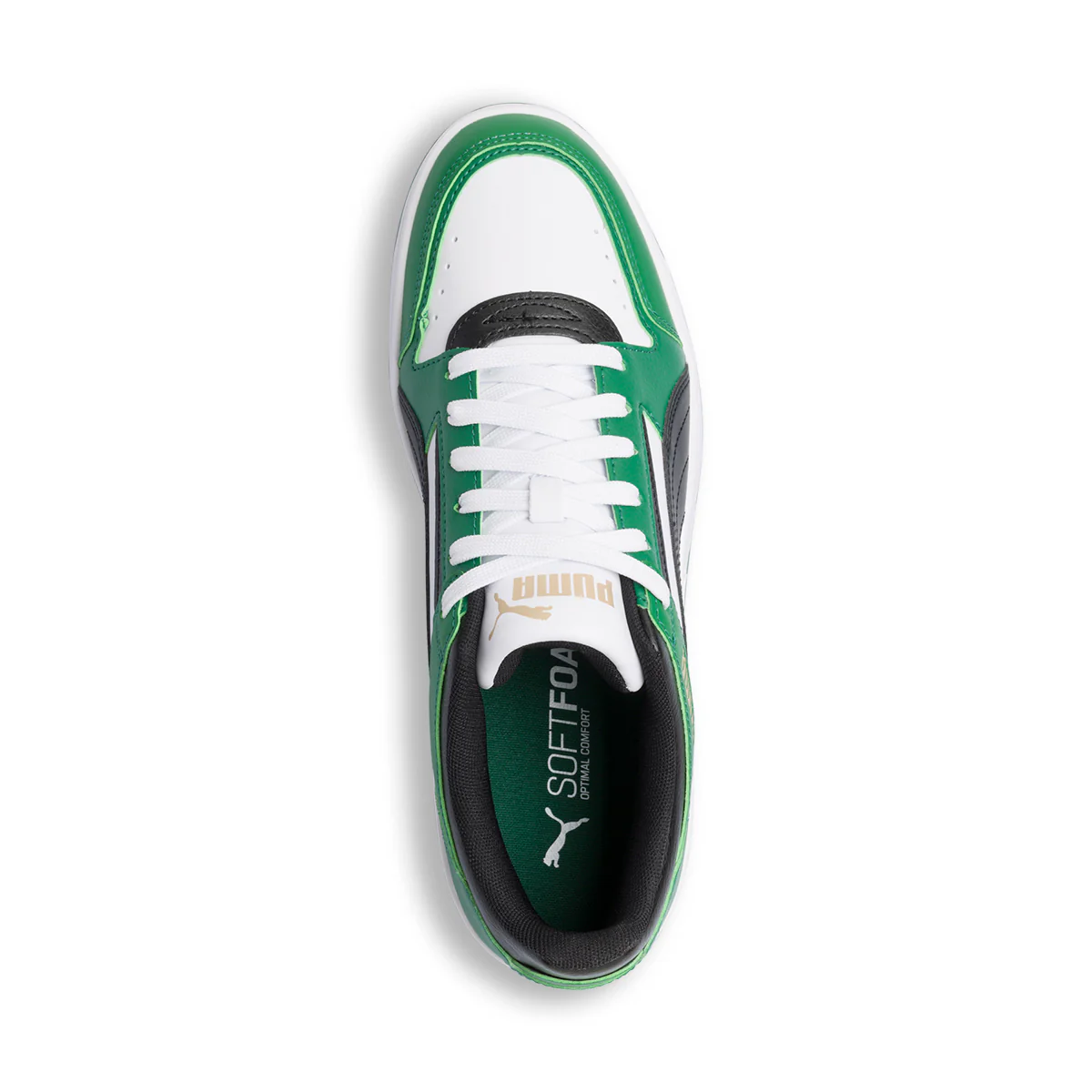 Sneakers verdi e bianche con logo a contrasto Puma Rebound Joy Low - Image 5