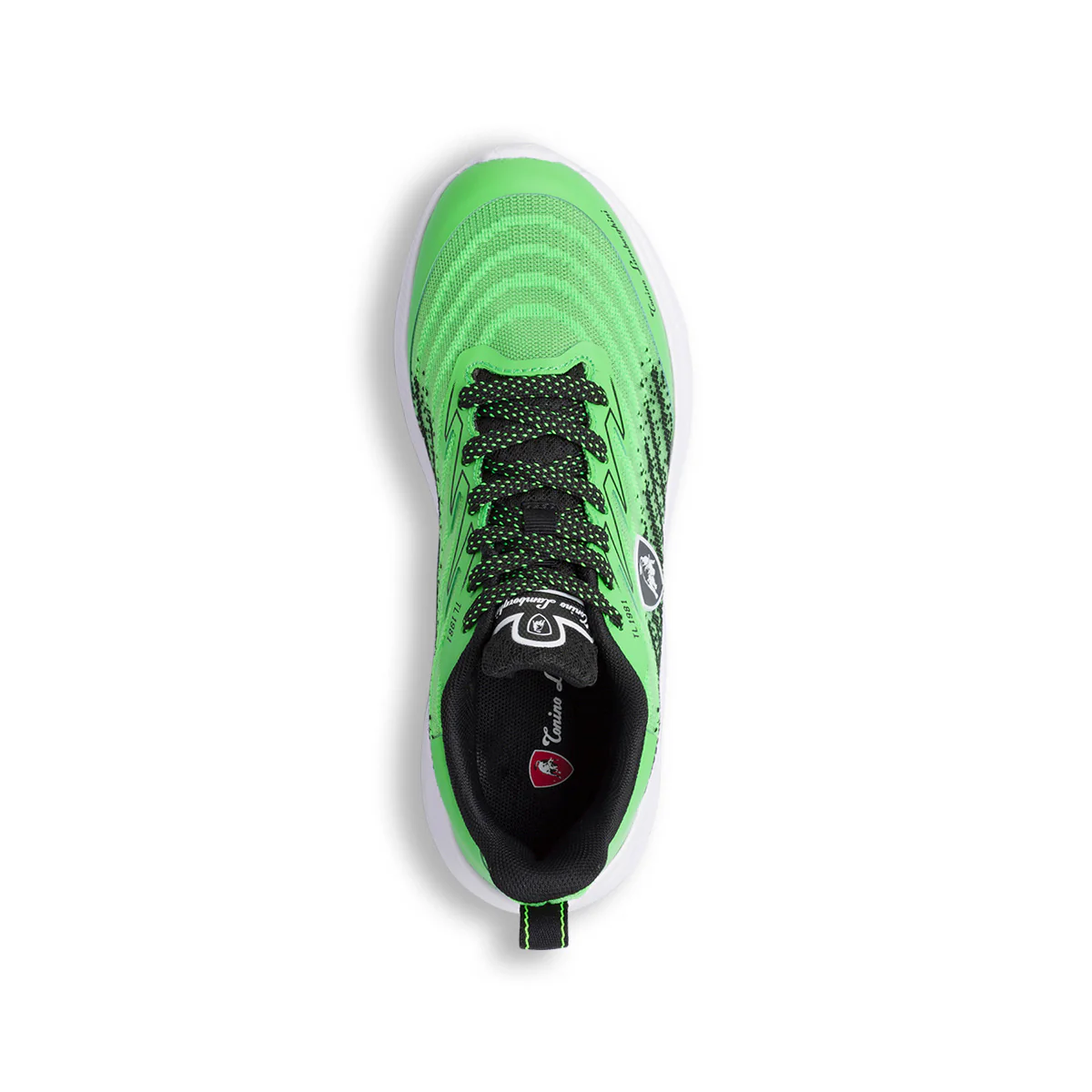 Sneakers verdi e nere da ragazzo con logo laterale Tonino Lamborghini Raptorkick Signature - Image 8