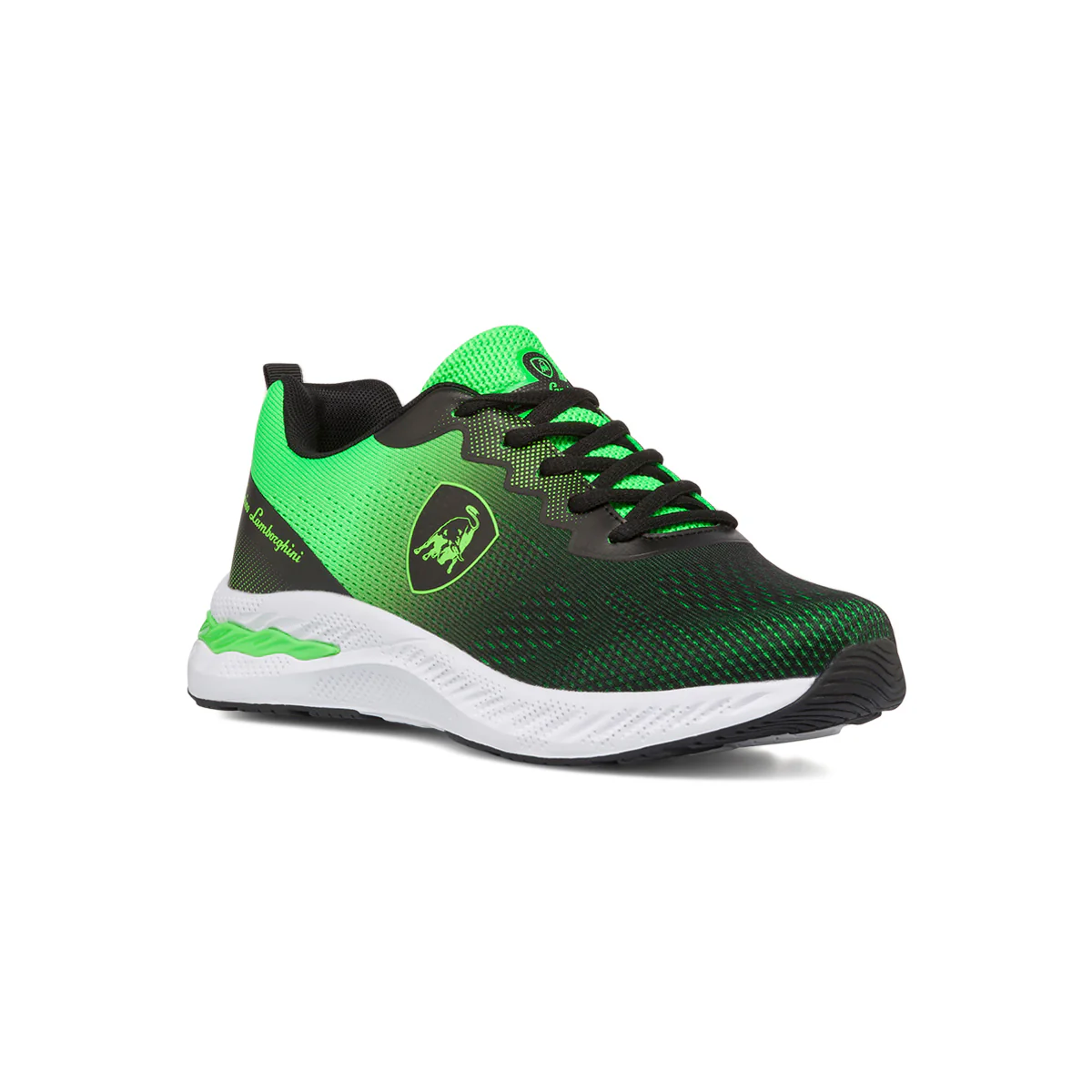 Sneakers verdi e nere da uomo con logo laterale Tonino Lamborghini LuxeSprint Imperial - Image 2