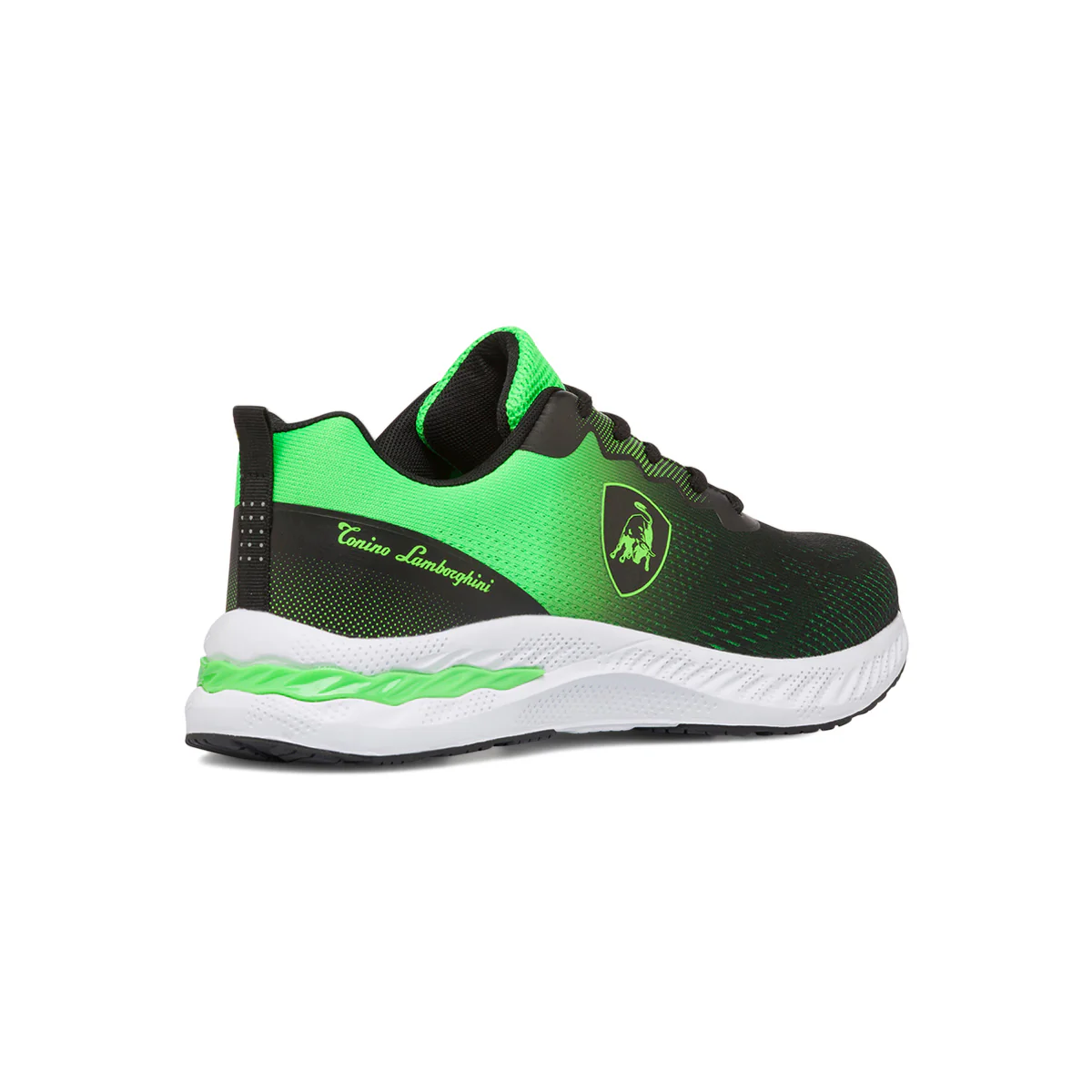Sneakers verdi e nere da uomo con logo laterale Tonino Lamborghini LuxeSprint Imperial - Image 3
