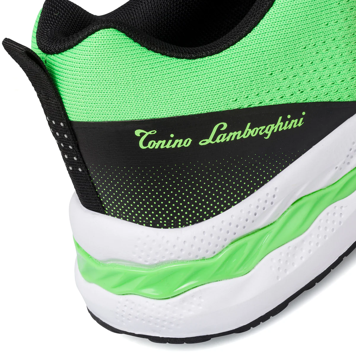 Sneakers verdi e nere da uomo con logo laterale Tonino Lamborghini LuxeSprint Imperial - Image 7