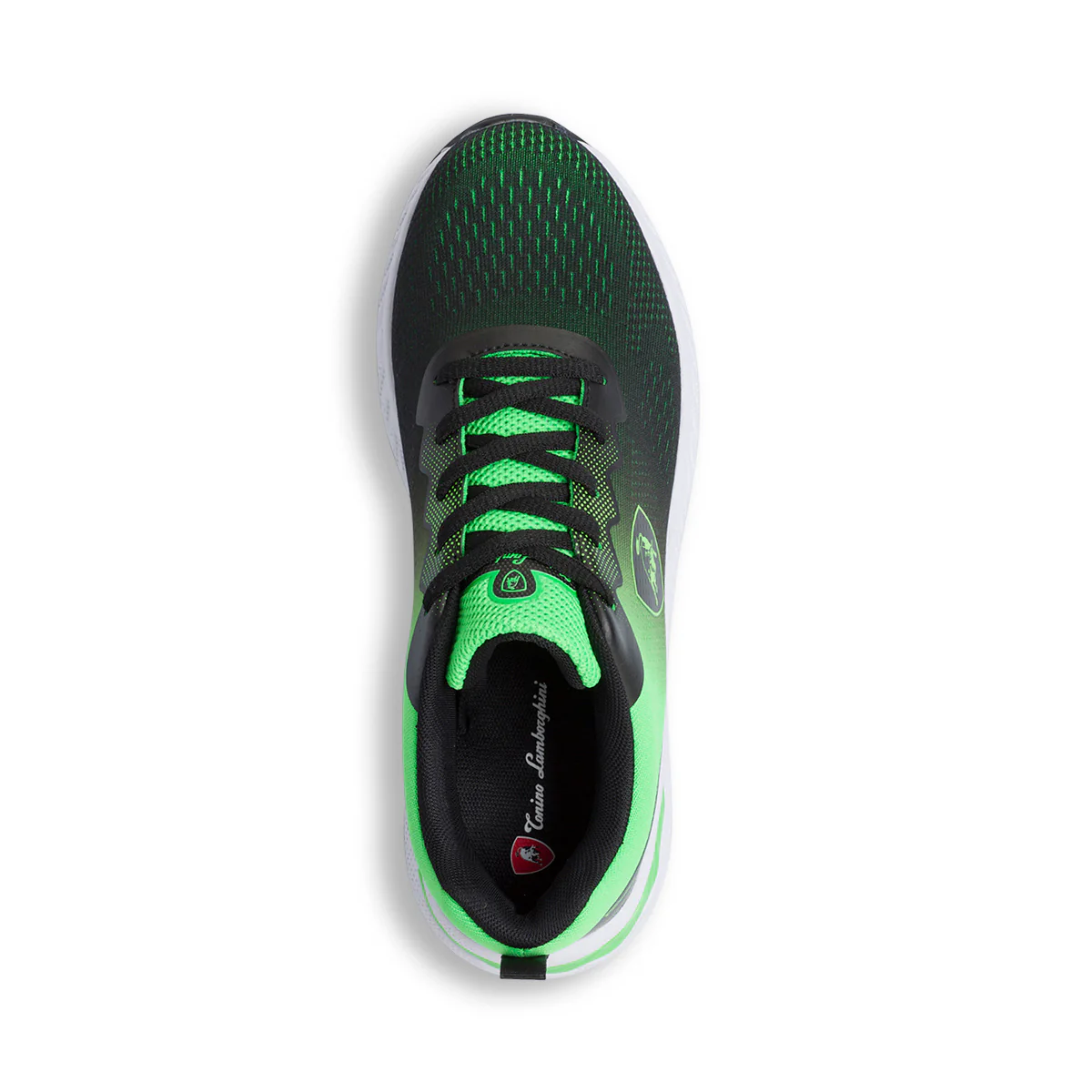 Sneakers verdi e nere da uomo con logo laterale Tonino Lamborghini LuxeSprint Imperial - Image 8