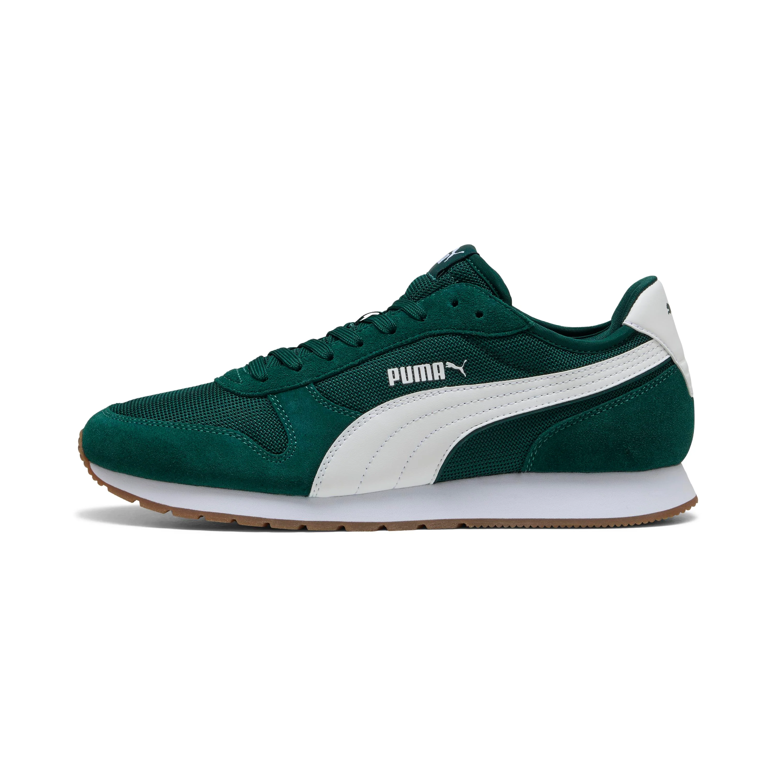 Sneakers Rétro verdi effetto scamosciato da Uomo con logo Puma - Image 2