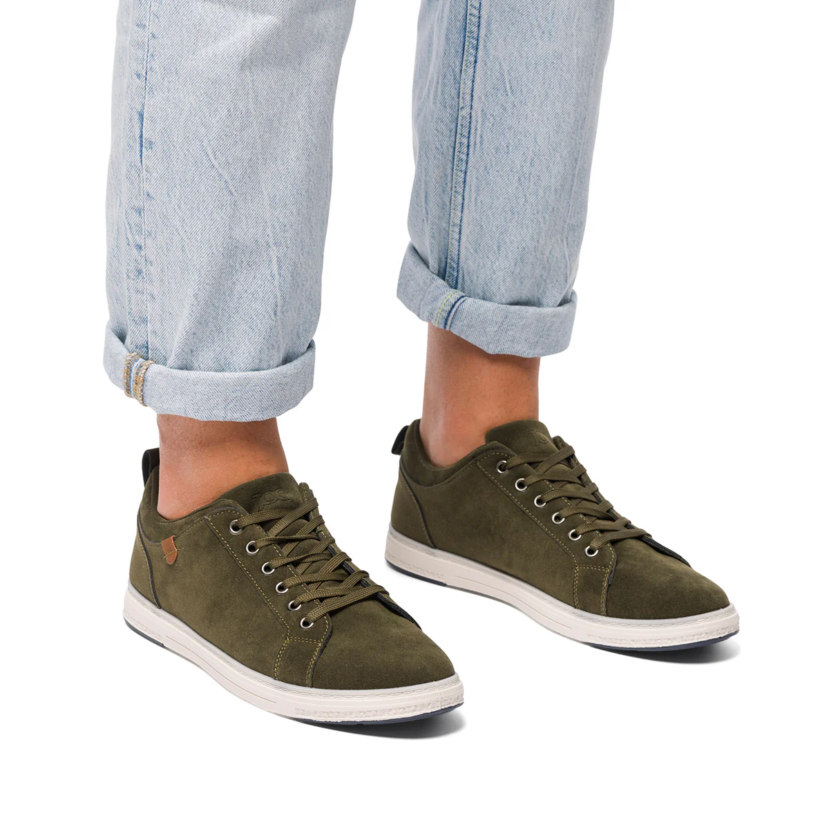 Sneakers verdi in tessuto da uomo Jog - Image 3