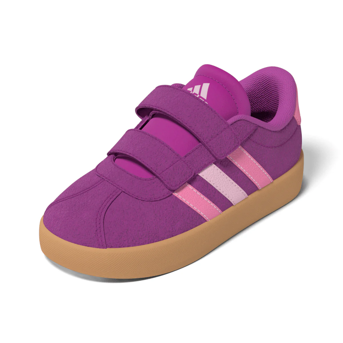 Sneakers viola da bambina con chiusura a strappo adidas VL Court 3.0 - Image 6