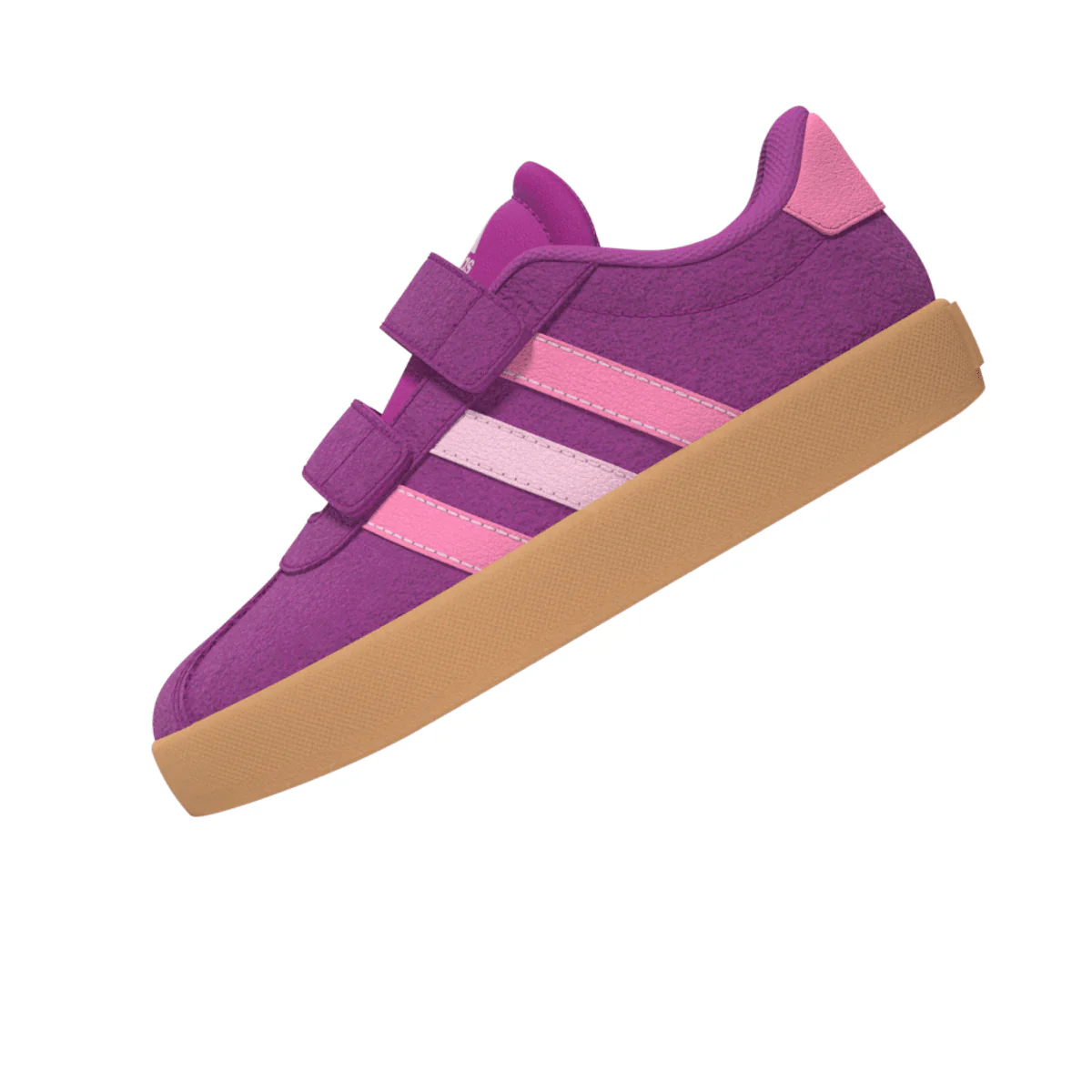 Sneakers viola da bambina con chiusura a strappo adidas VL Court 3.0 - Image 8
