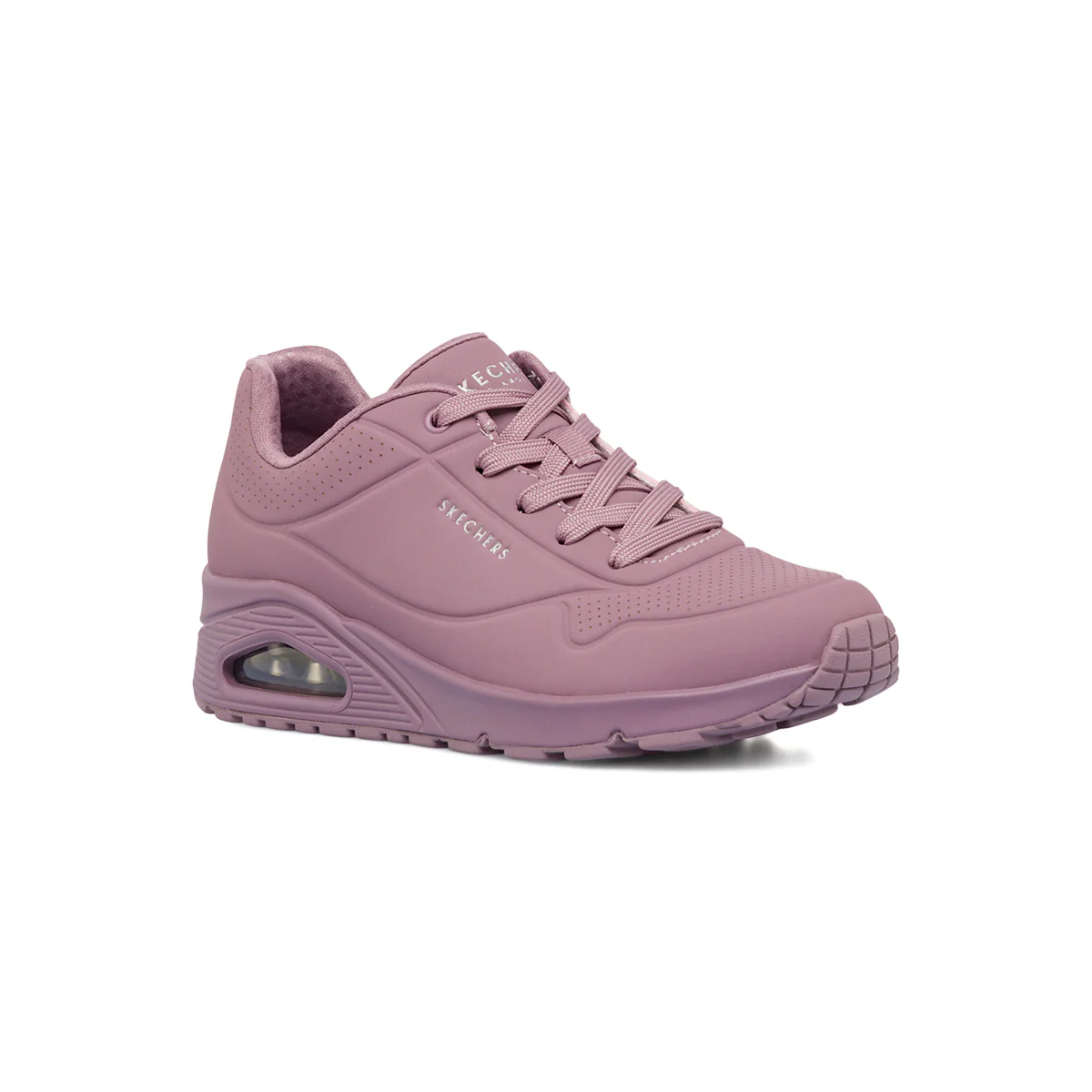 Sneakers viola da donna con suola ad aria Skechers Uno - Image 2