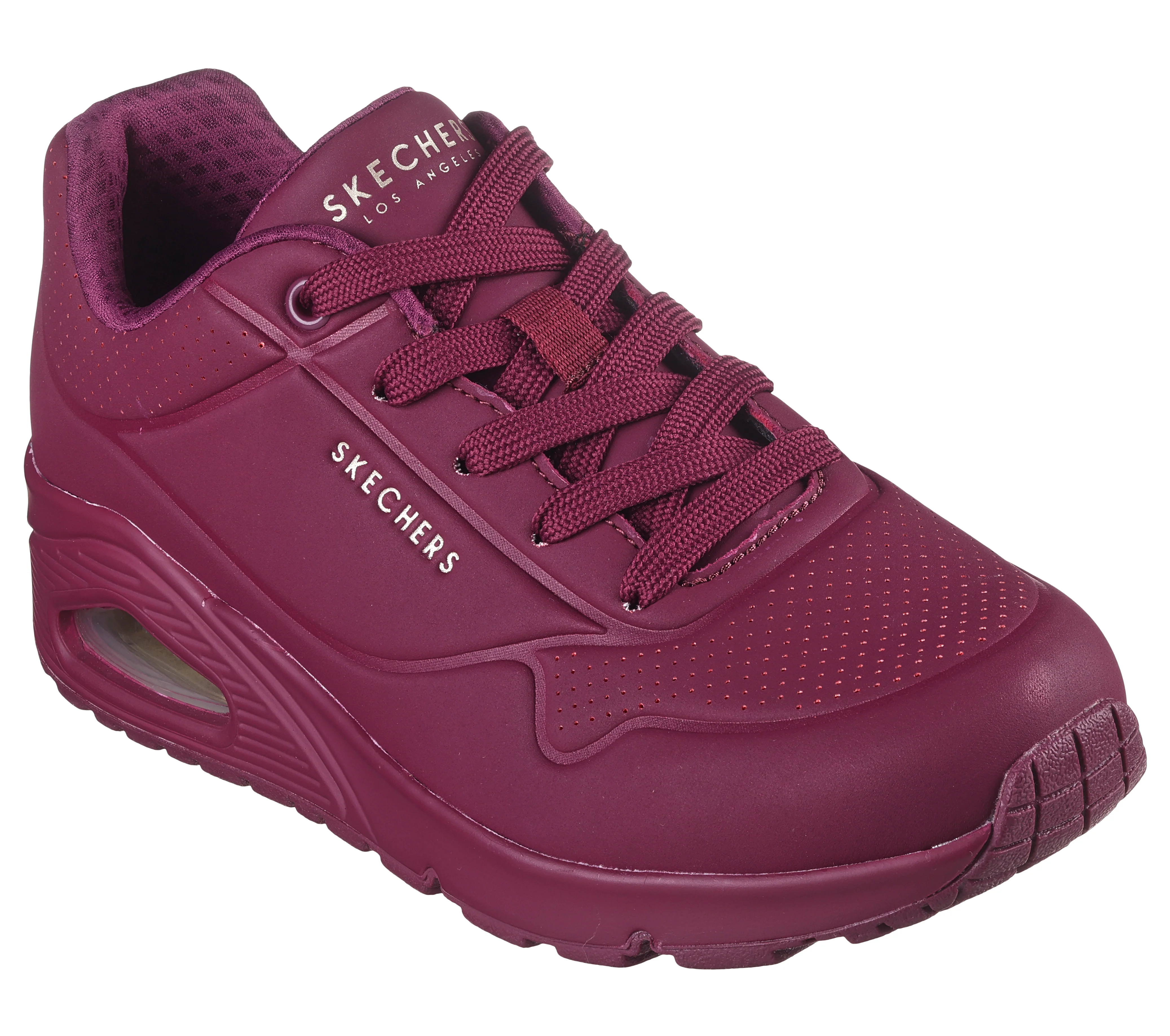 Sneakers viola da donna con suola ad aria Skechers Uno - Image 2