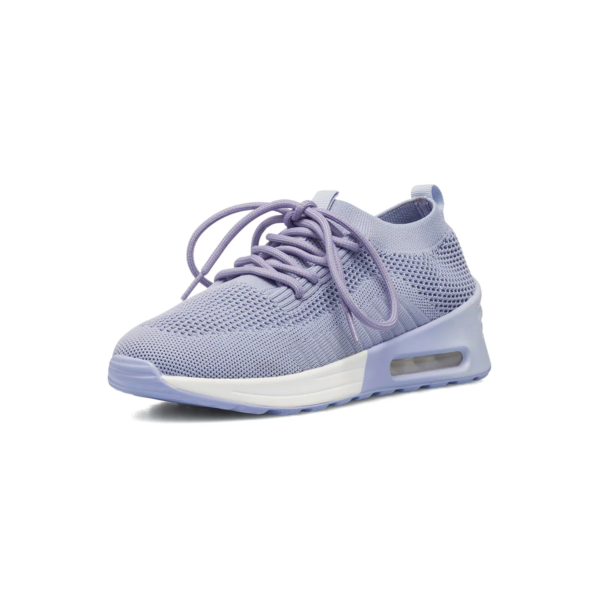 Sneakers viola da donna in tessuto knit Lora Ferres - Image 2