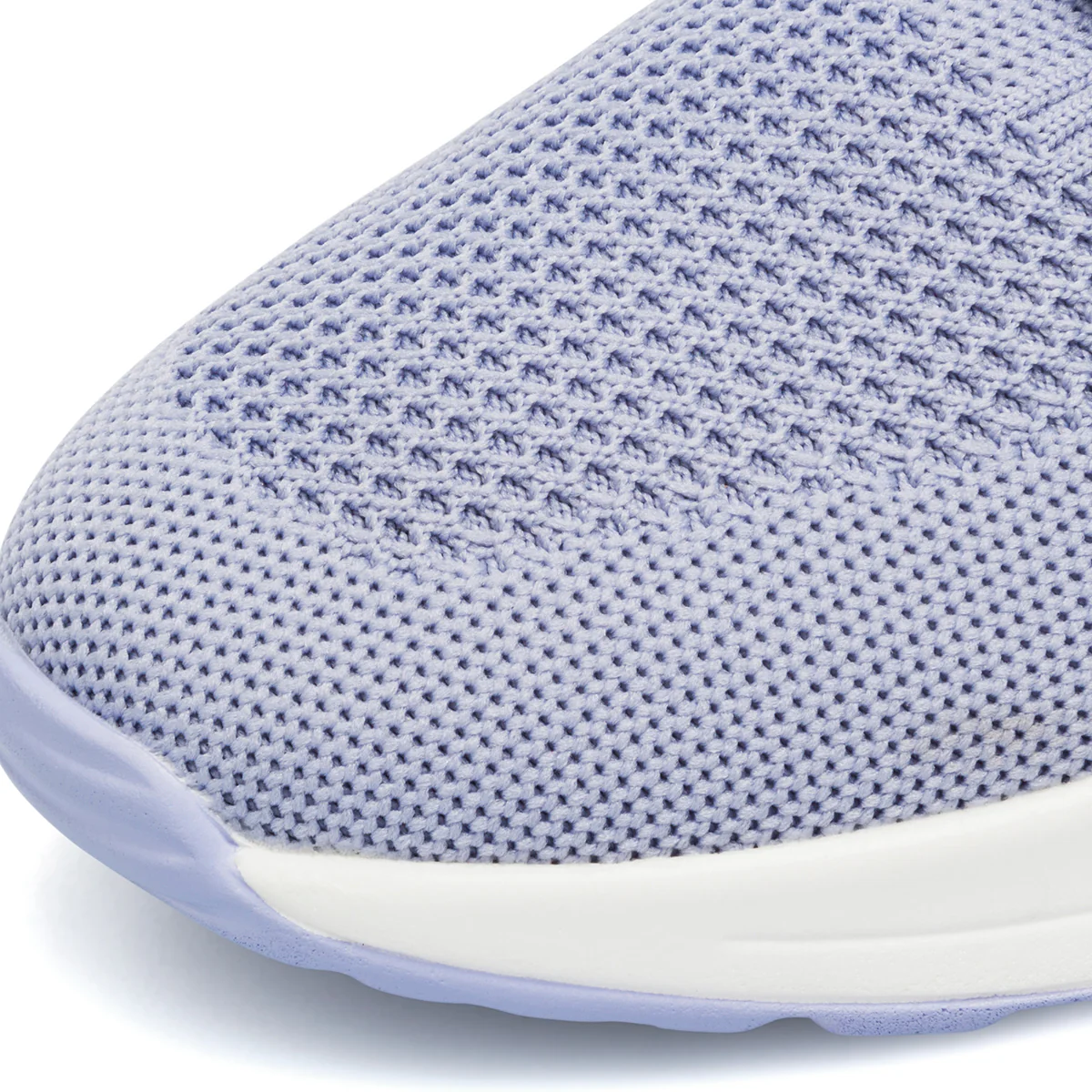 Sneakers viola da donna in tessuto knit Lora Ferres - Image 5