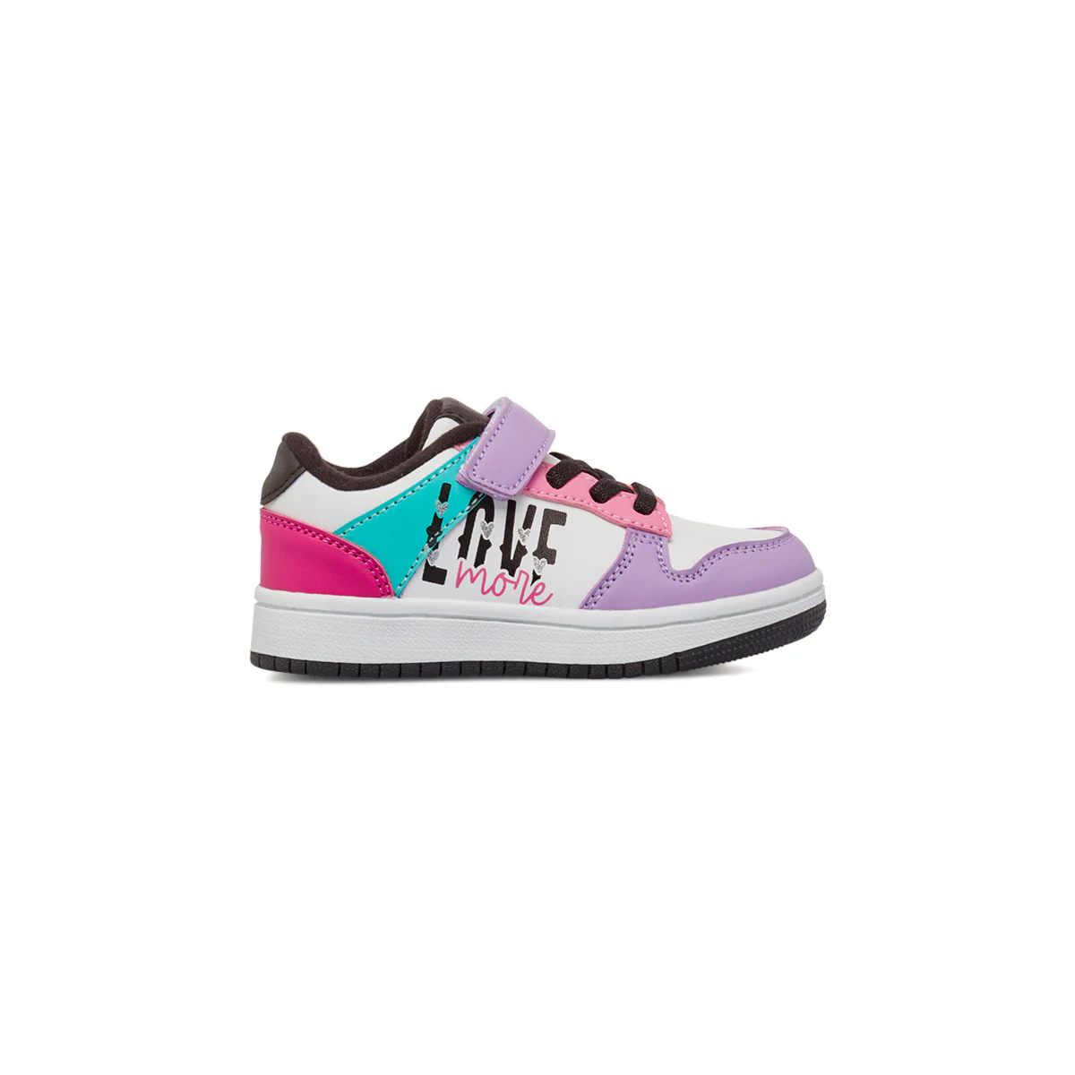 Sneakers viola e rosa da Bambina Dieci Baci