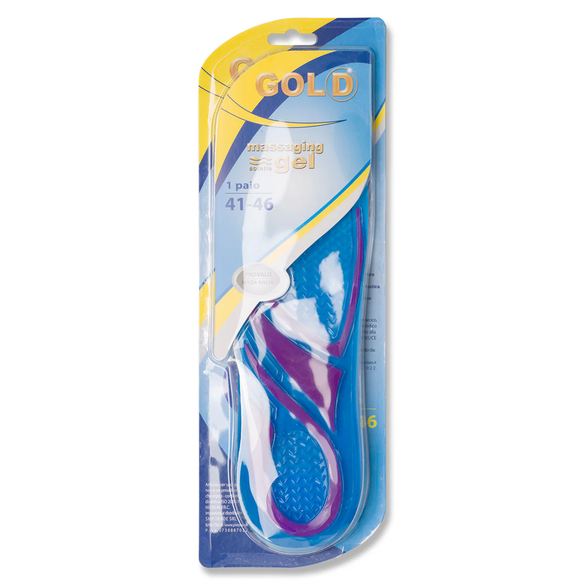 Solette da uomo Silver Massaging Gel