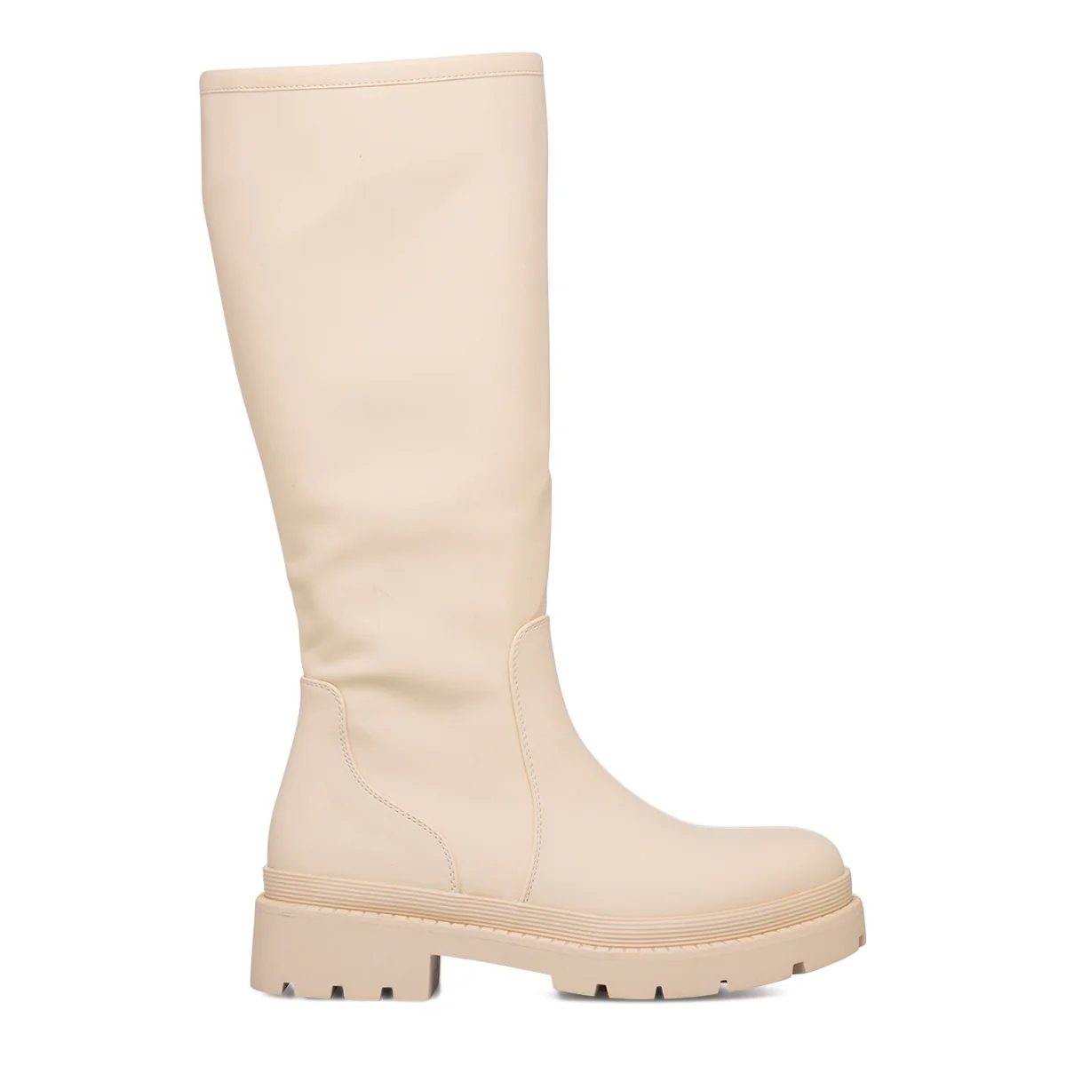 Stivali beige da donna con suola chunky Lora Ferres