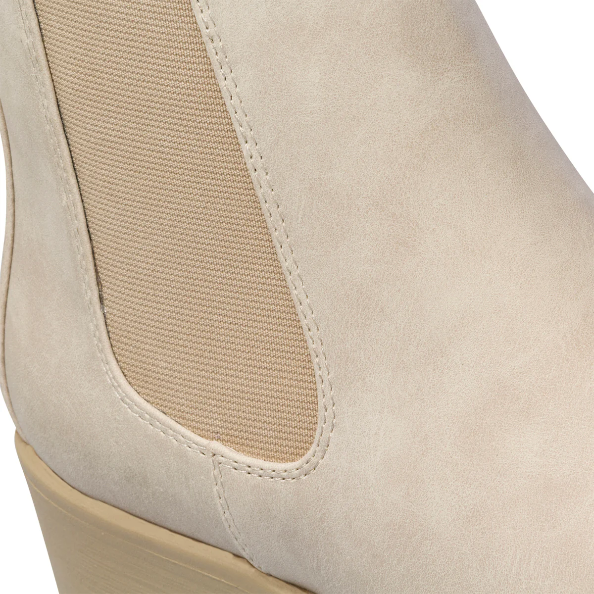 Stivaletti beige da donna con suola combat Lora Ferres - Image 6