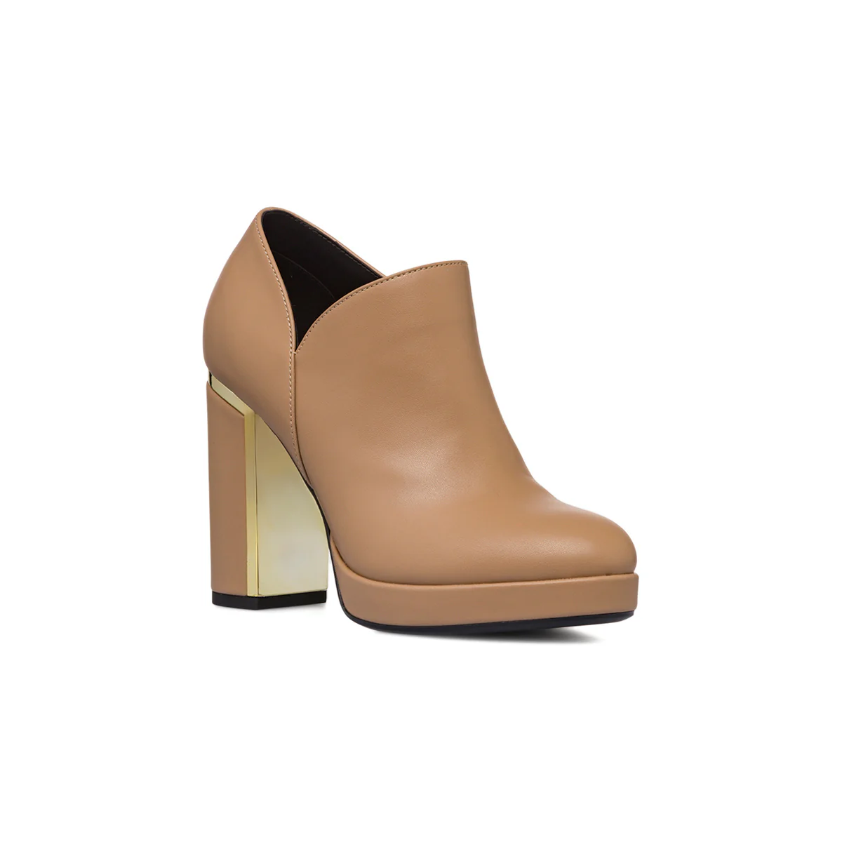Stivaletti beige da Donna con tacco 10 cm Lora Ferres - Image 2
