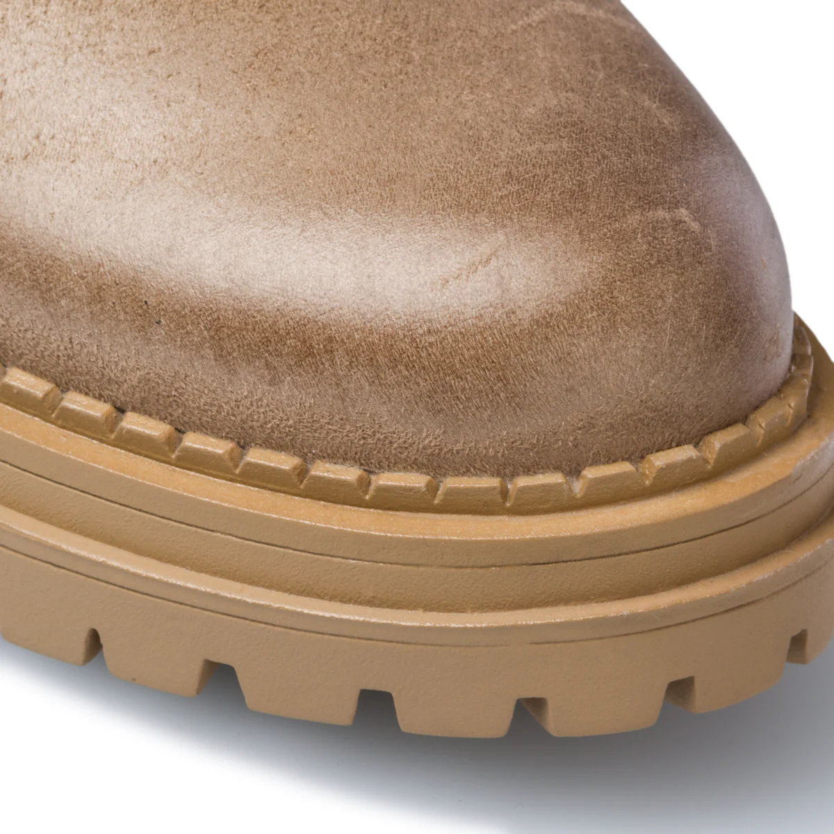 Stivaletti beige scamosciati con inserti elastici Swish Jeans - Image 5