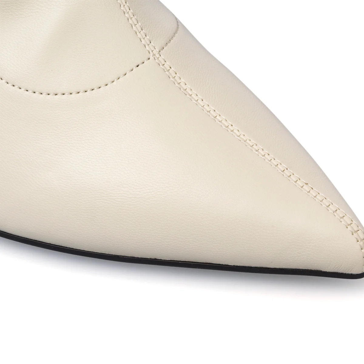 Stivaletti bianchi da donna con tacco a rocchetto 9 cm Lora Ferres - Image 17