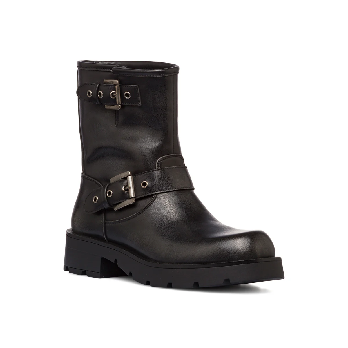 Stivaletti biker neri da Donna con fibbia Swish Jeans - Image 2
