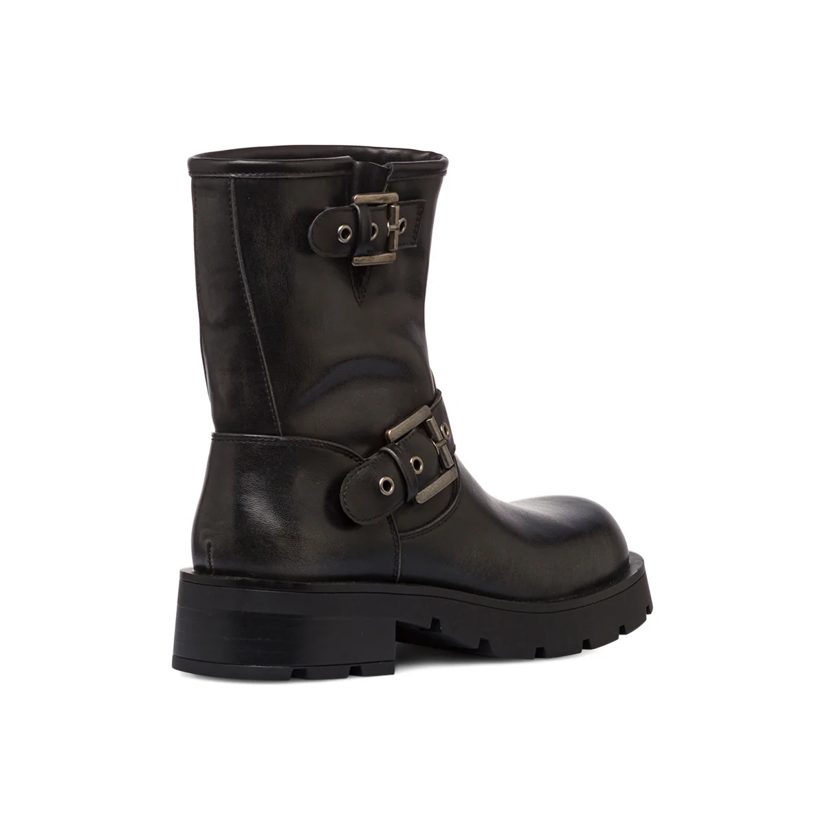 Stivaletti biker neri da Donna con fibbia Swish Jeans - Image 3