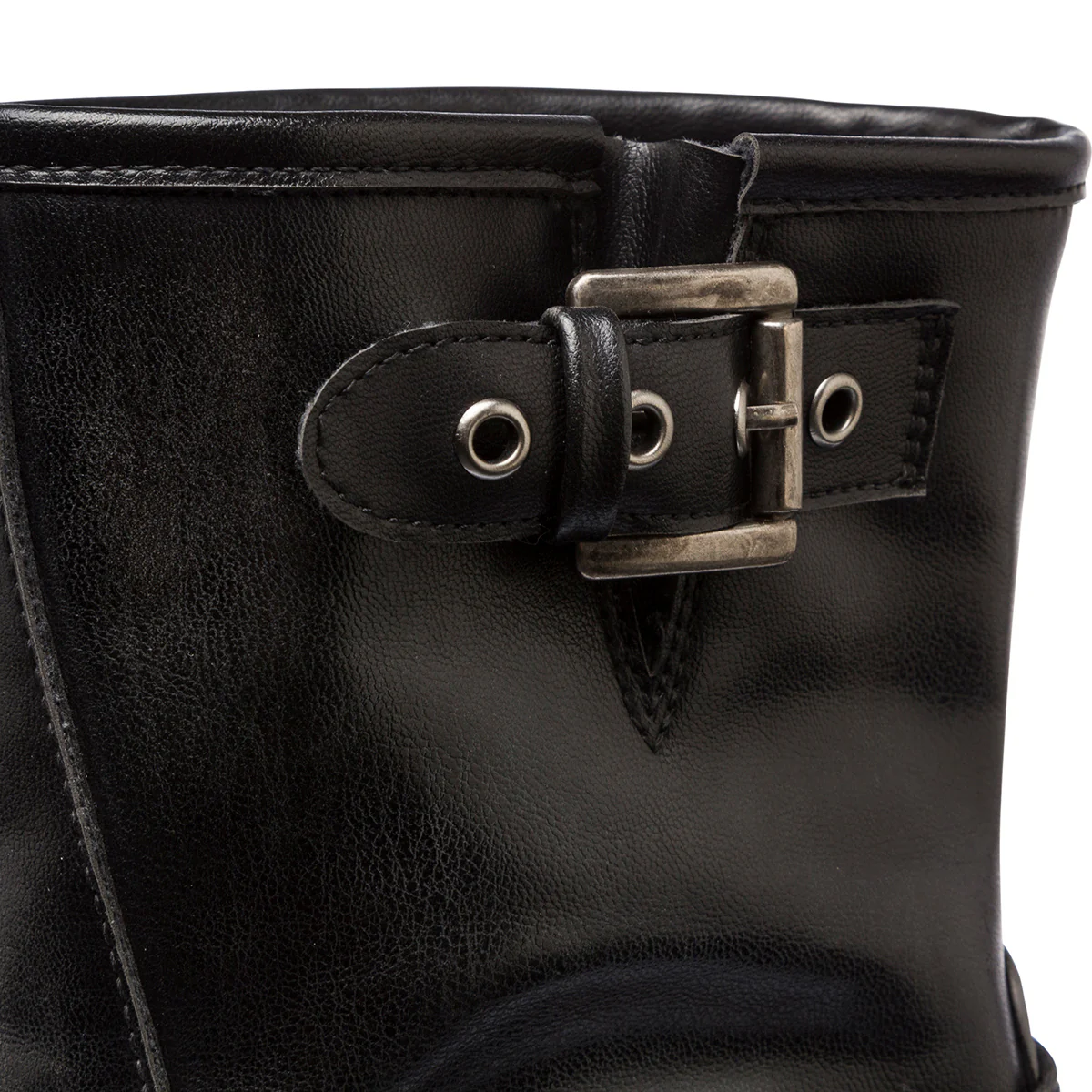 Stivaletti biker neri da Donna con fibbia Swish Jeans - Image 4