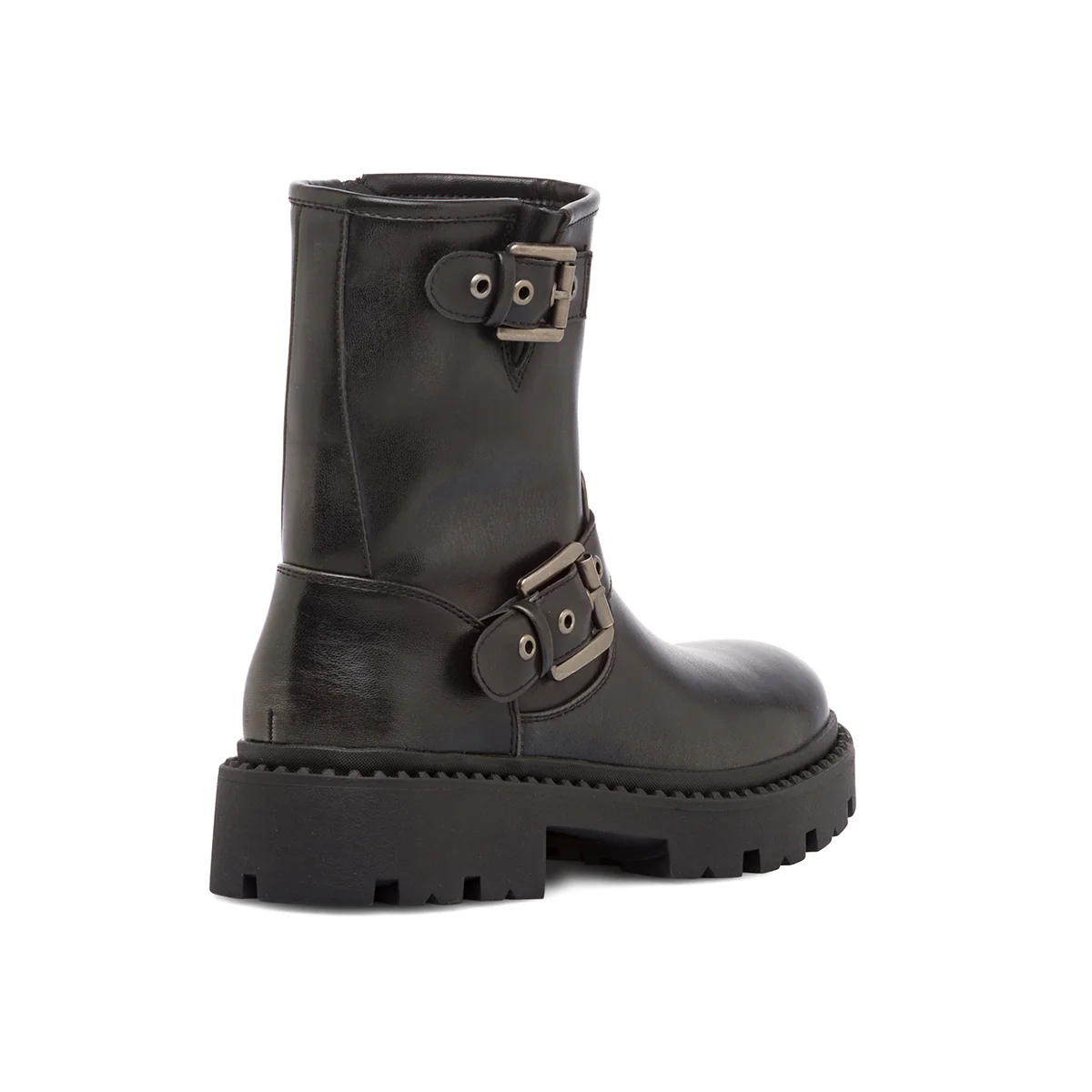 Stivaletti biker neri da Donna con fibbie Swish Jeans - Image 3