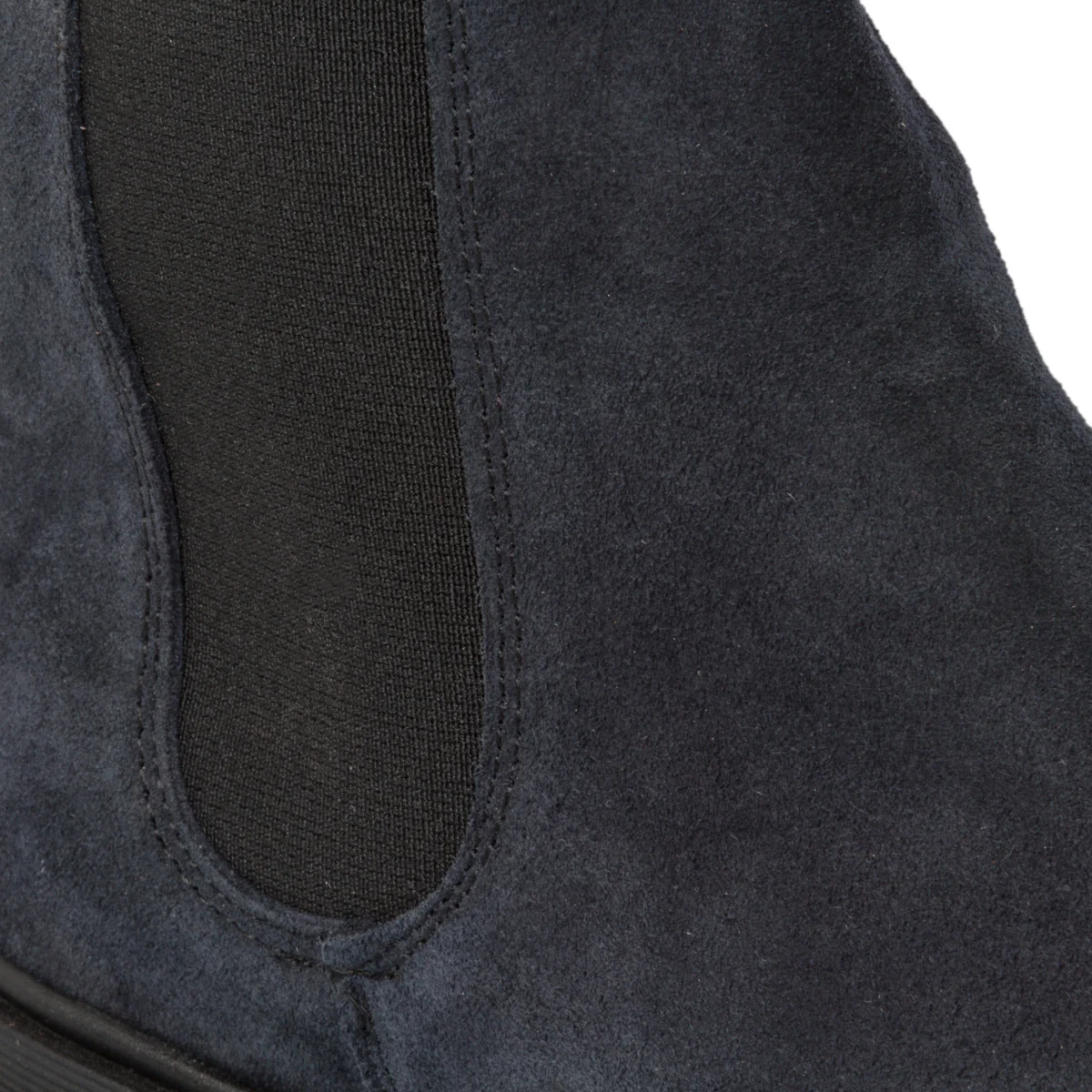 Stivaletti blu in pelle scamosciata con inserti elastici Swish Jeans - Image 6