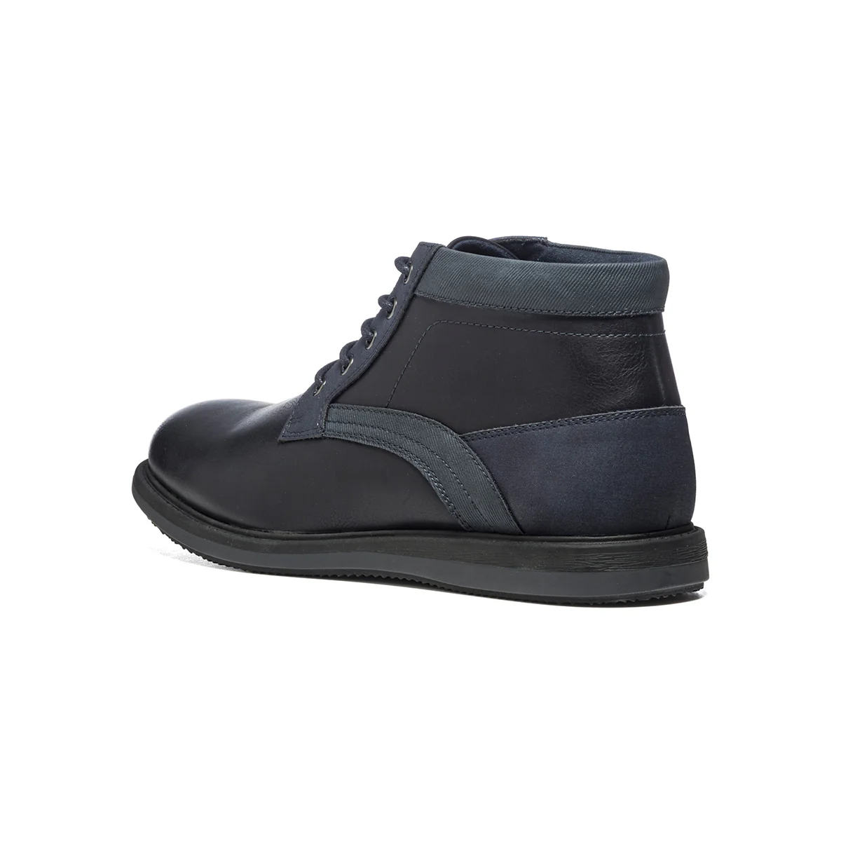 Stivaletti blu navy con occhielli in metallo Riflessi Urbani - Image 3