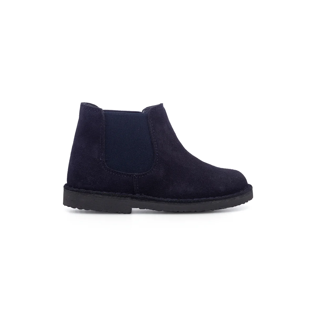 Stivaletti blu navy in pelle scamosciata da bambino Weep & Smile