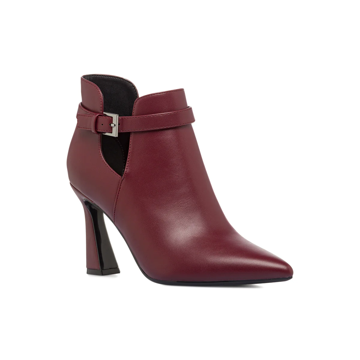 Stivaletti Bordeaux da Donna con tacco 8,5 cm e fibbia Lora Ferres - Image 5