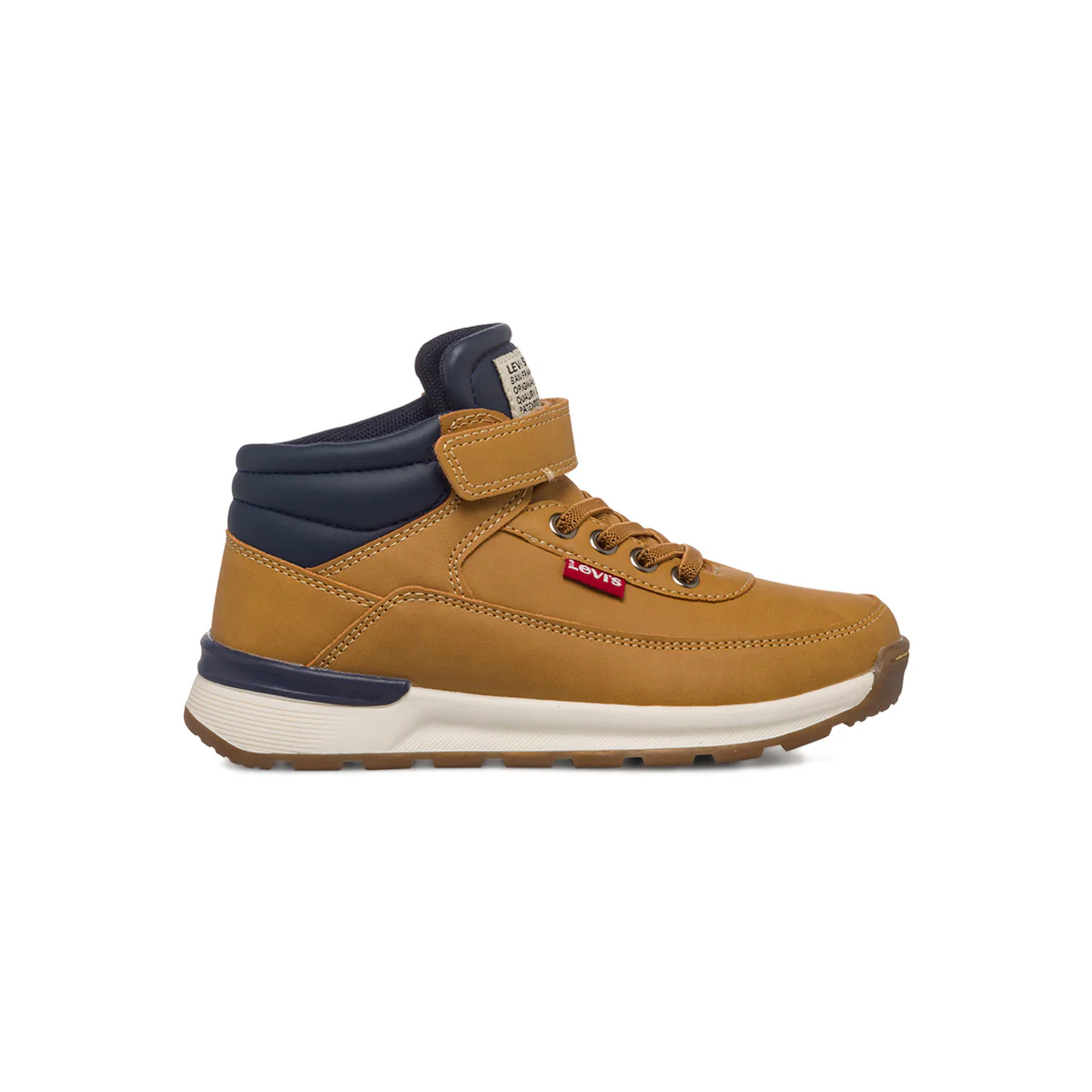 Stivaletti camel da bambino con etichetta logata Levi's Ascot Mini - Image 5