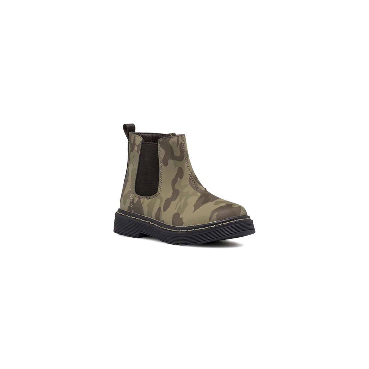 Stivaletti camouflage da bambino con zip e inserto elastico Birilli&Monelli - Image 2