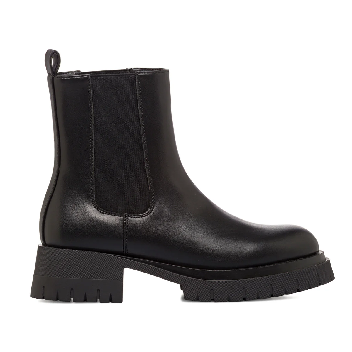 Stivaletti Chelsea da donna neri con suola chunky Swish Jeans