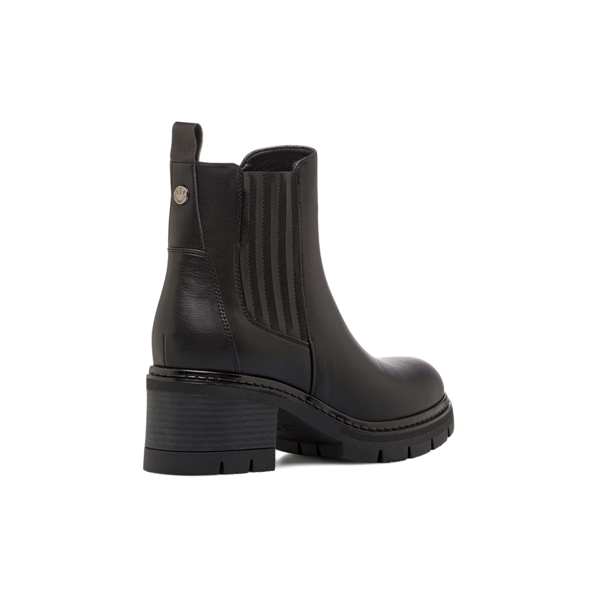 Stivaletti Chelsea da donna neri in pelle e suola chunky Americanino - Image 3