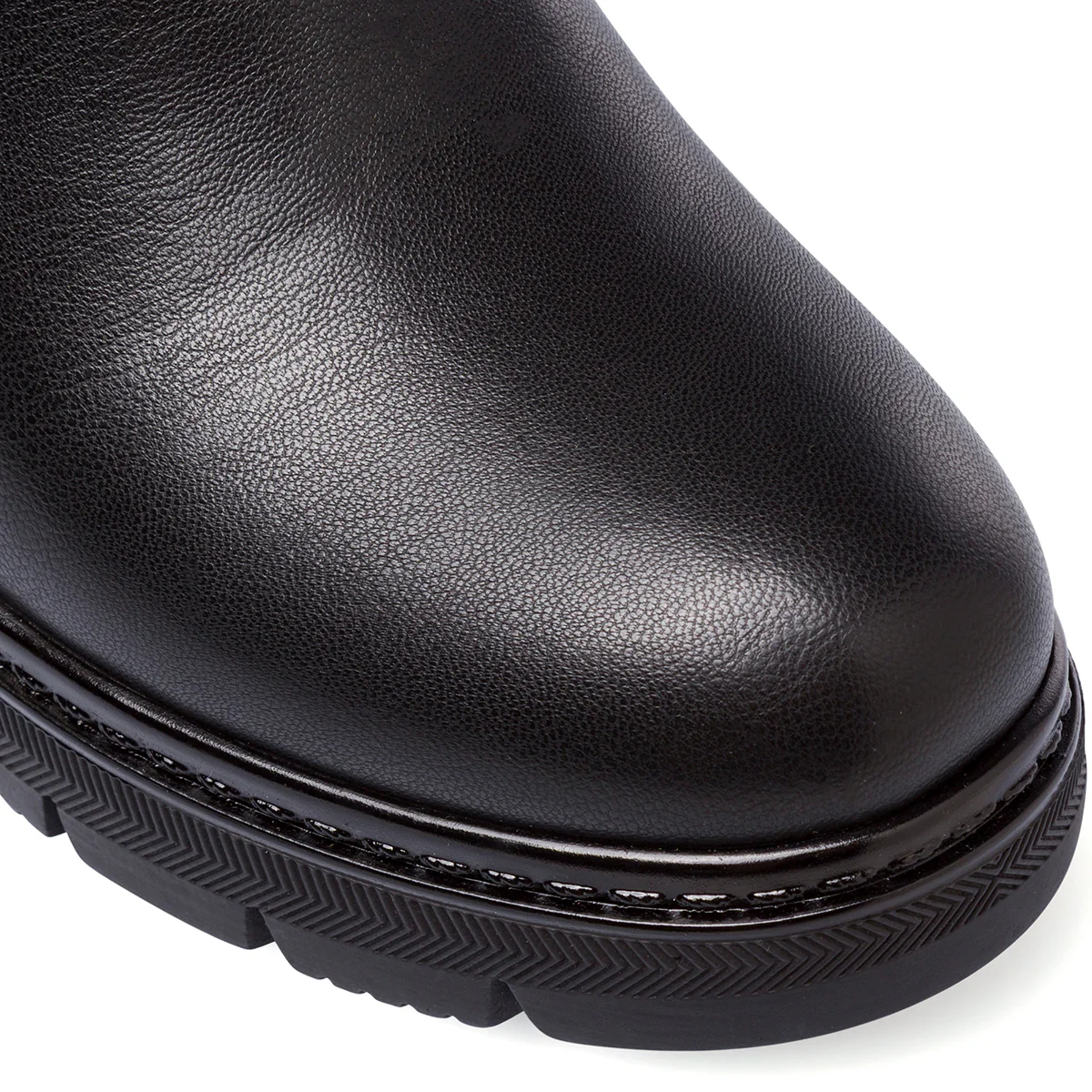 Stivaletti Chelsea da donna neri in pelle e suola chunky Americanino - Image 6