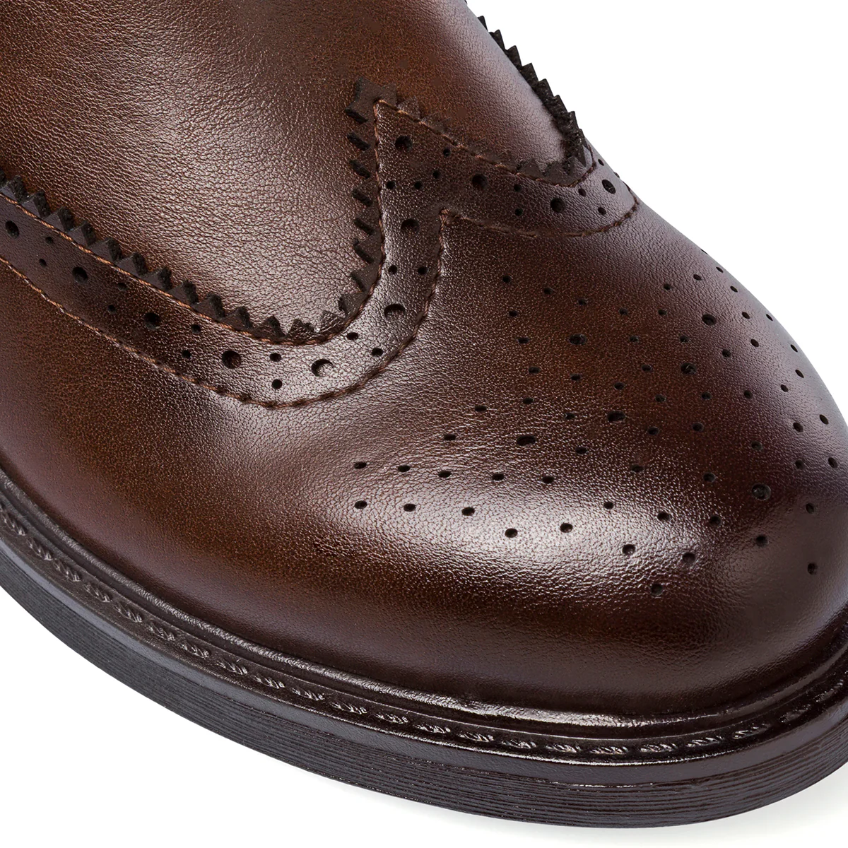 Stivaletti Chelsea marroni da Donna con dettagli Brogue Lora Ferres - Image 4