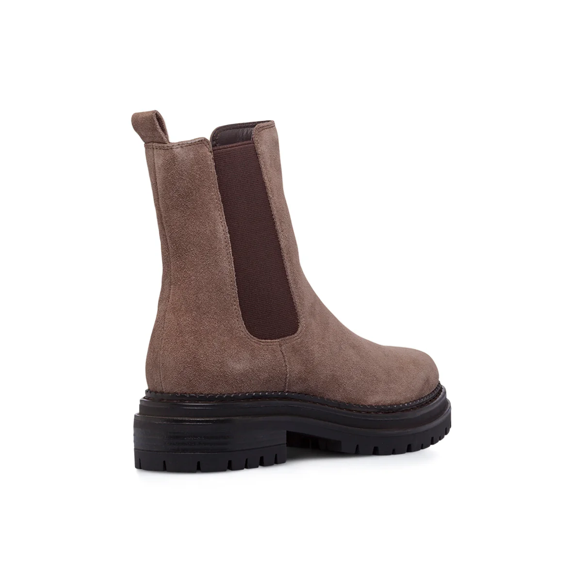 Stivaletti Chelsea Marroni da Donna in suede effetto scamosciato Primopiano - Image 6