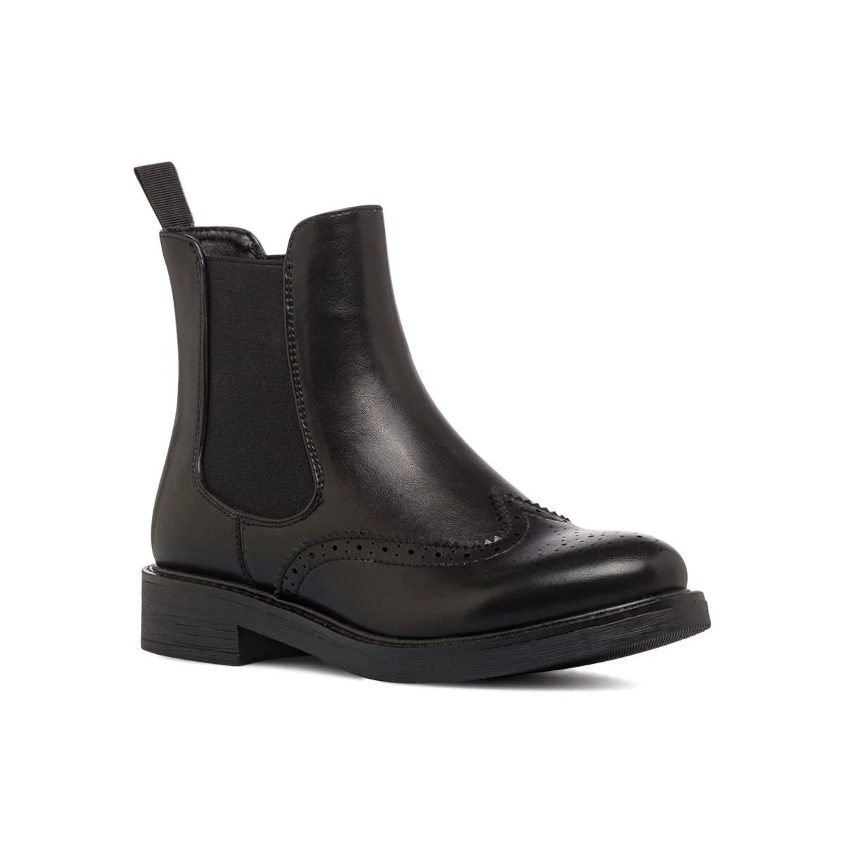 Stivaletti Chelsea neri da Donna con dettaglio Brogue Lora Ferres - Image 5