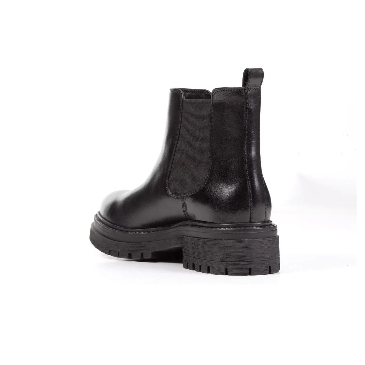 Stivaletti Chelsea traspiranti da donna neri in Pelle Geox - Image 3
